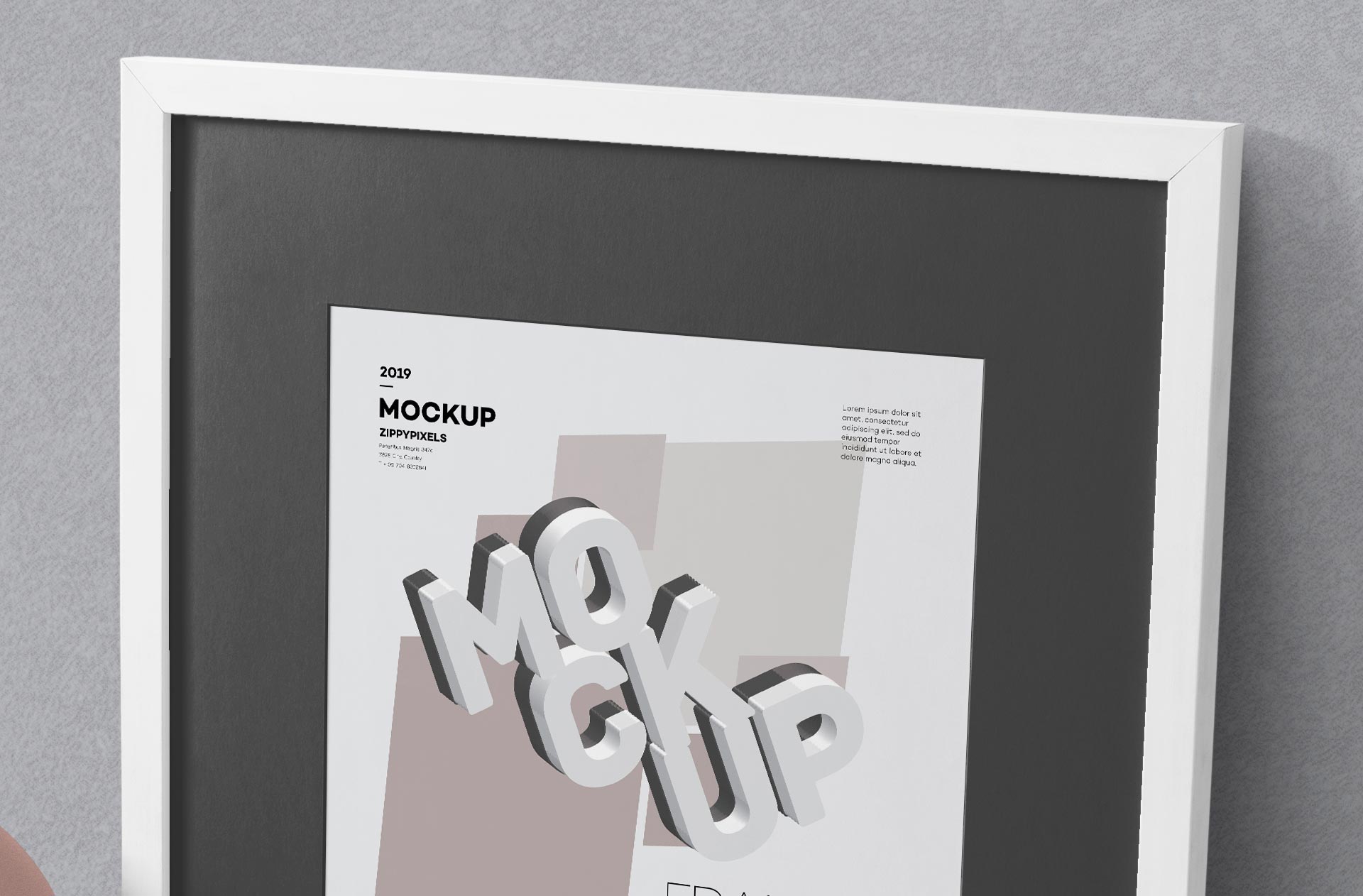artwork presentation template