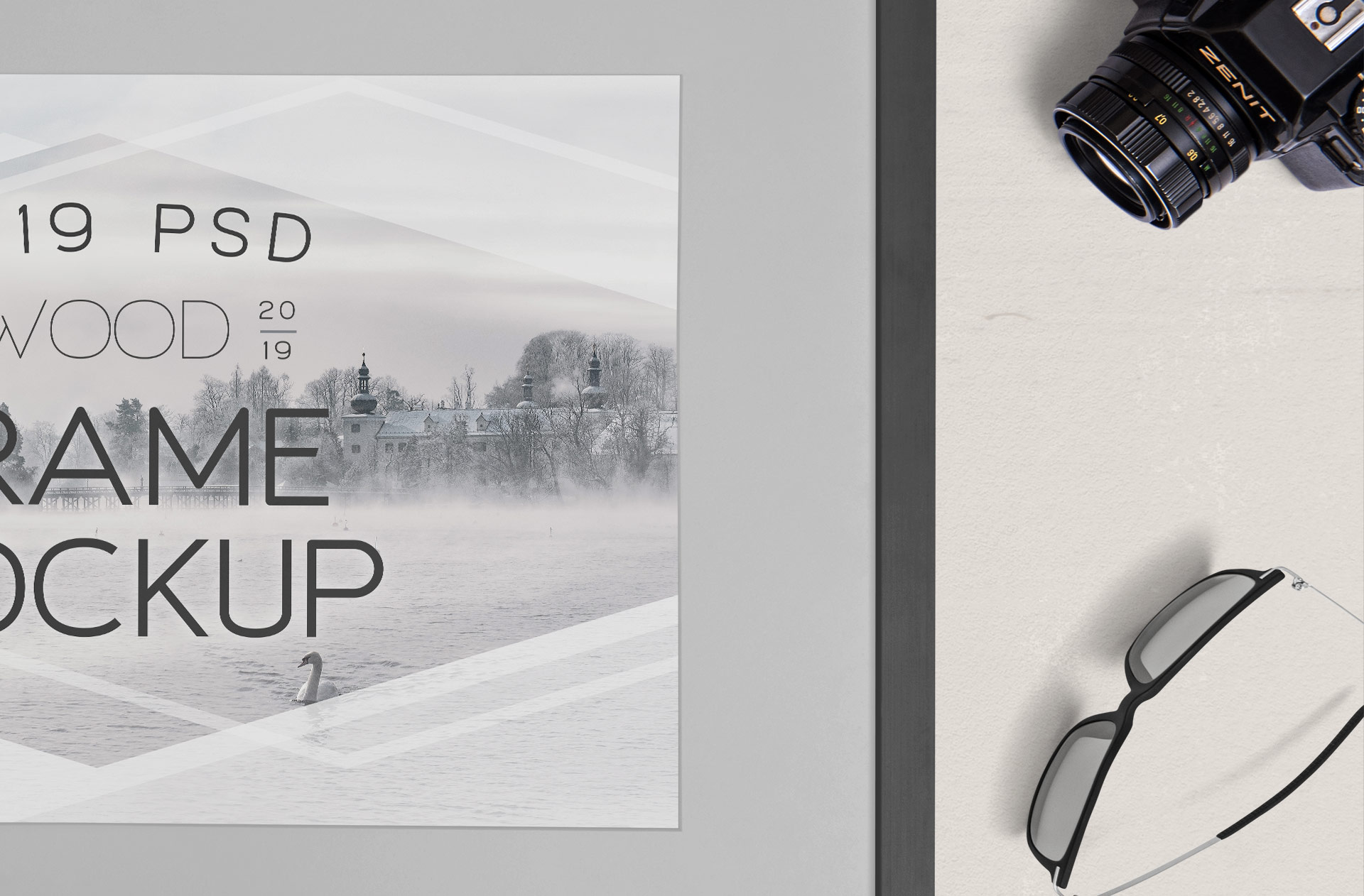 A3 frame mockup