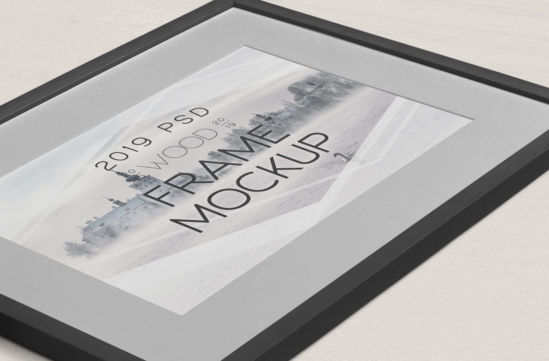 A4 frame mockup