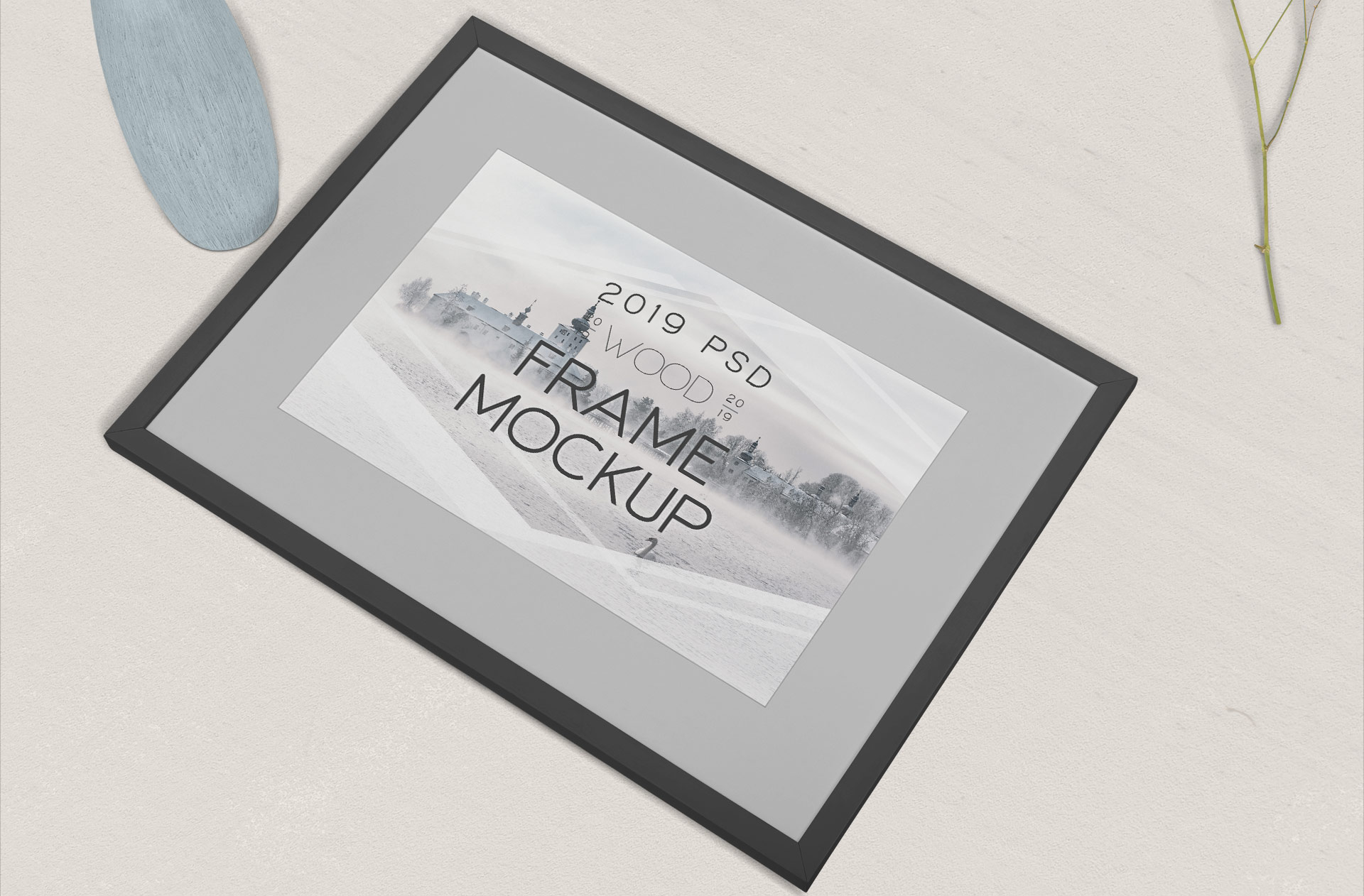 Minimalist Poster Frame Mockup with Clean Design