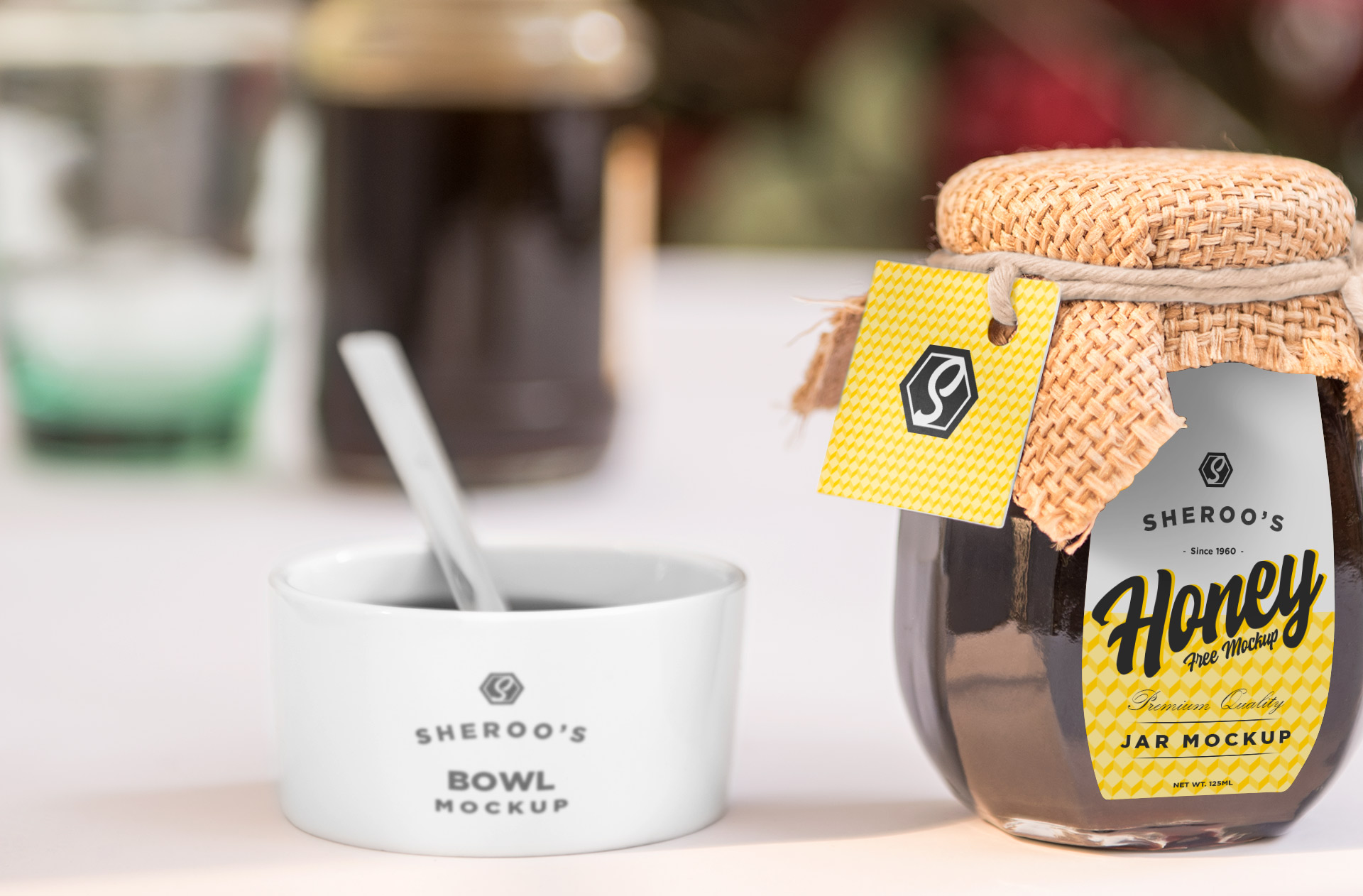 artisan jar mockup