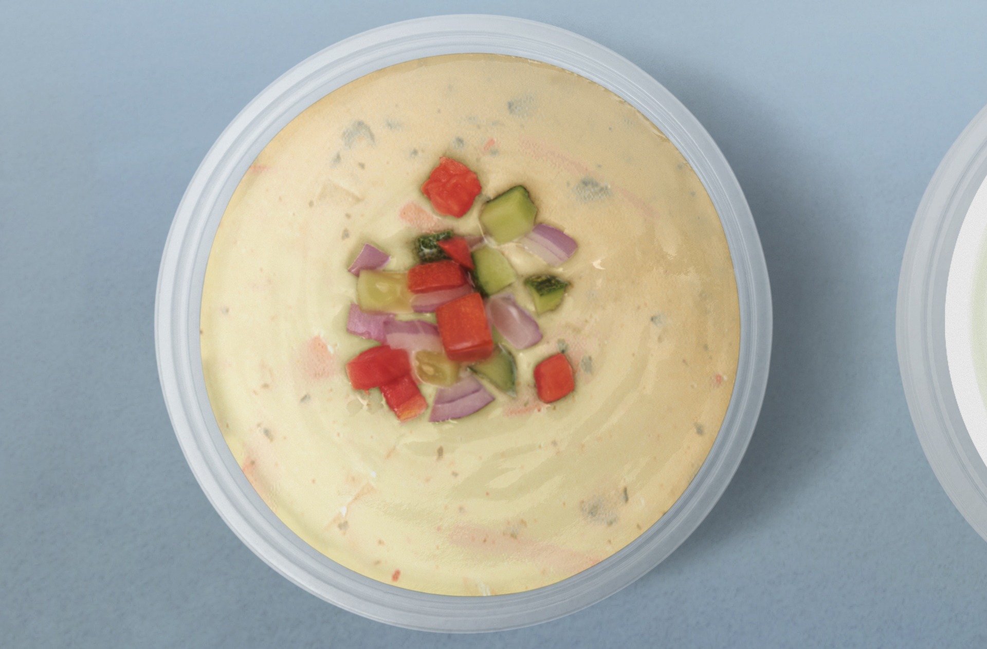 clear food container mockup