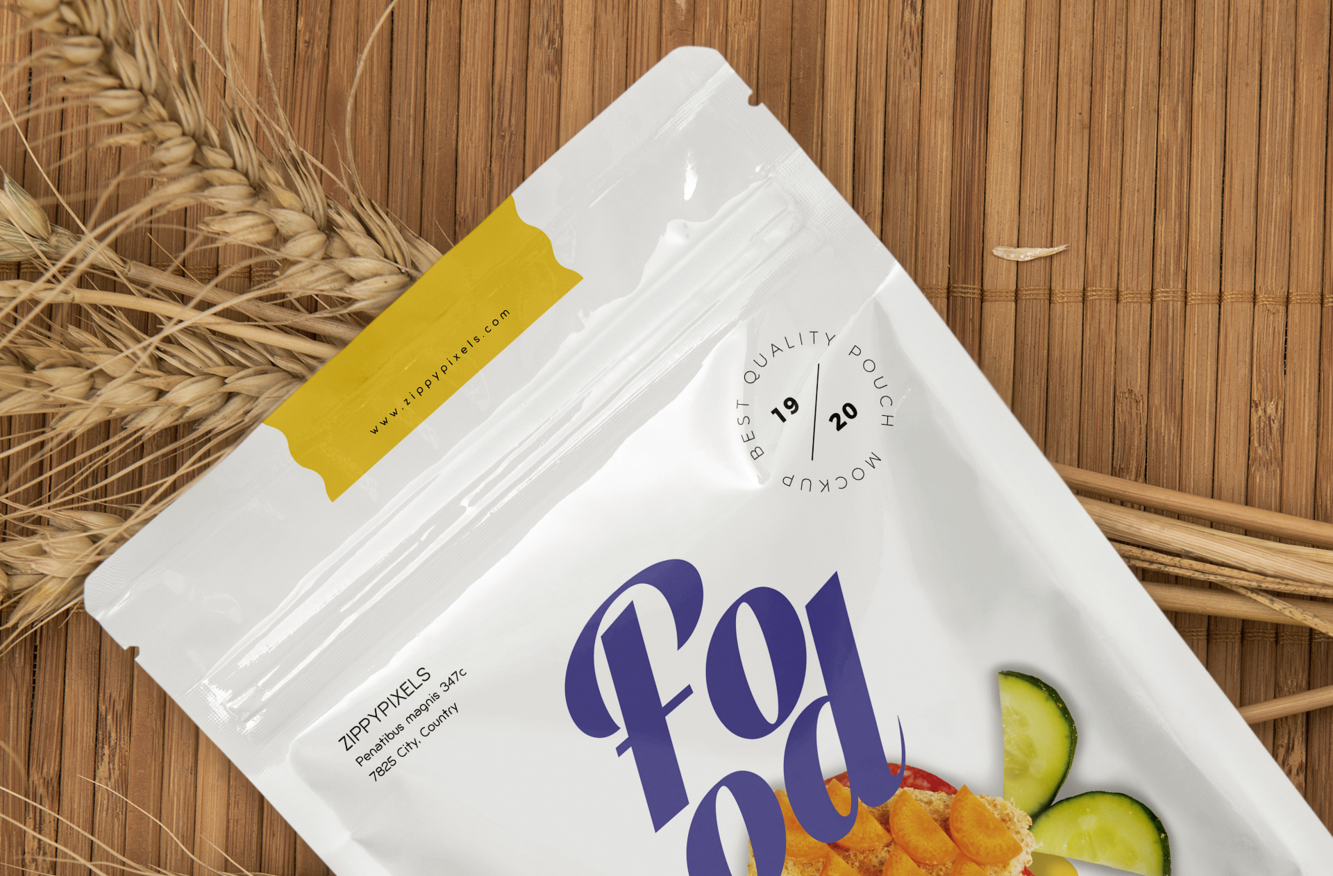 coffee pouch mockup