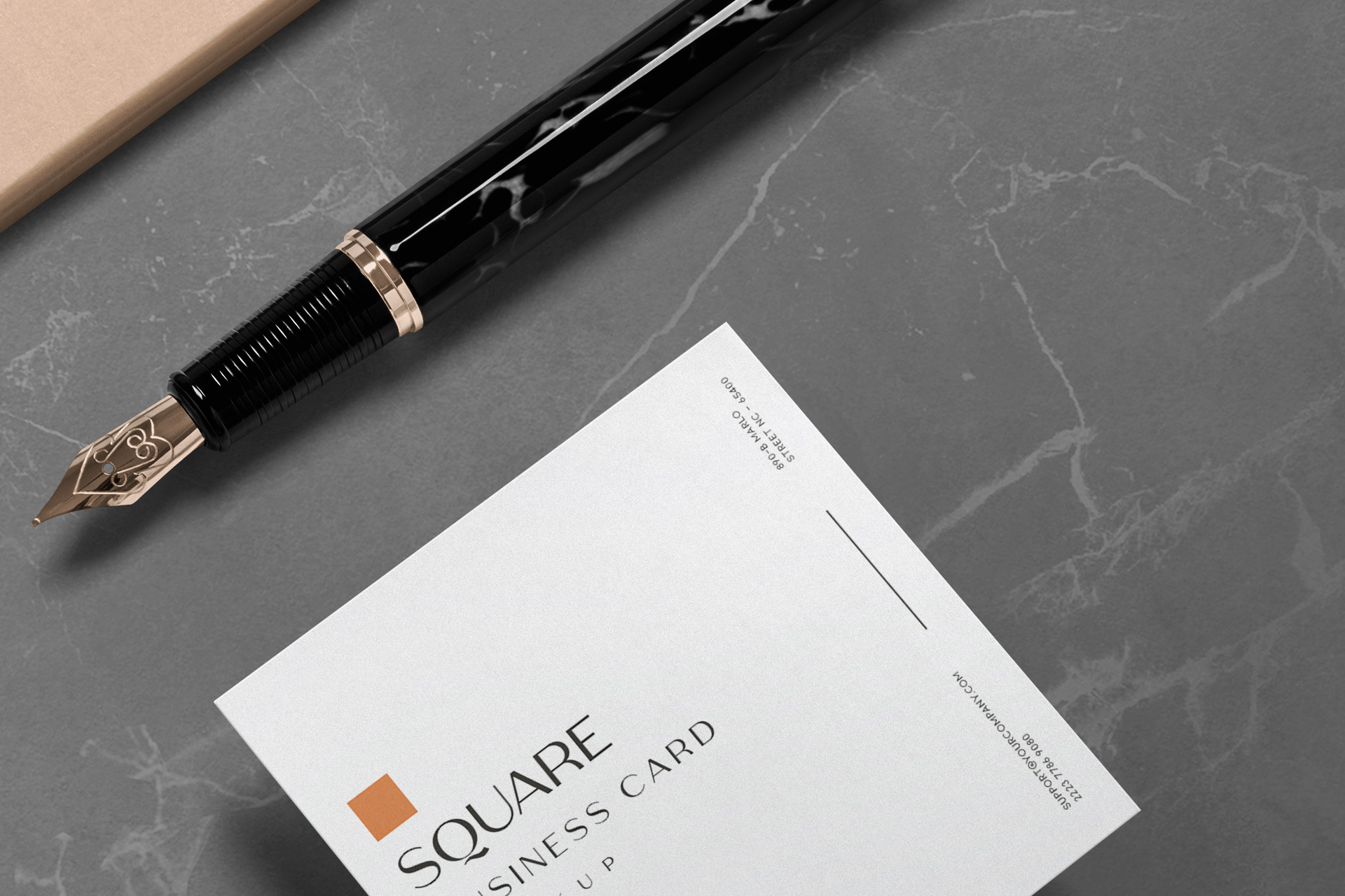 clean name card PSD