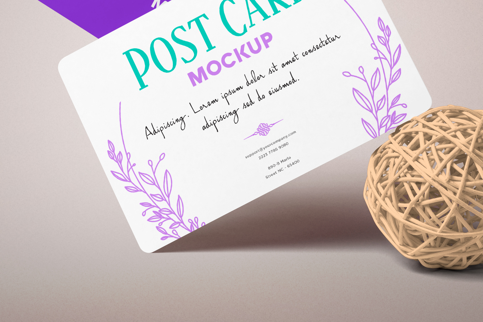 custom invitation card mockup