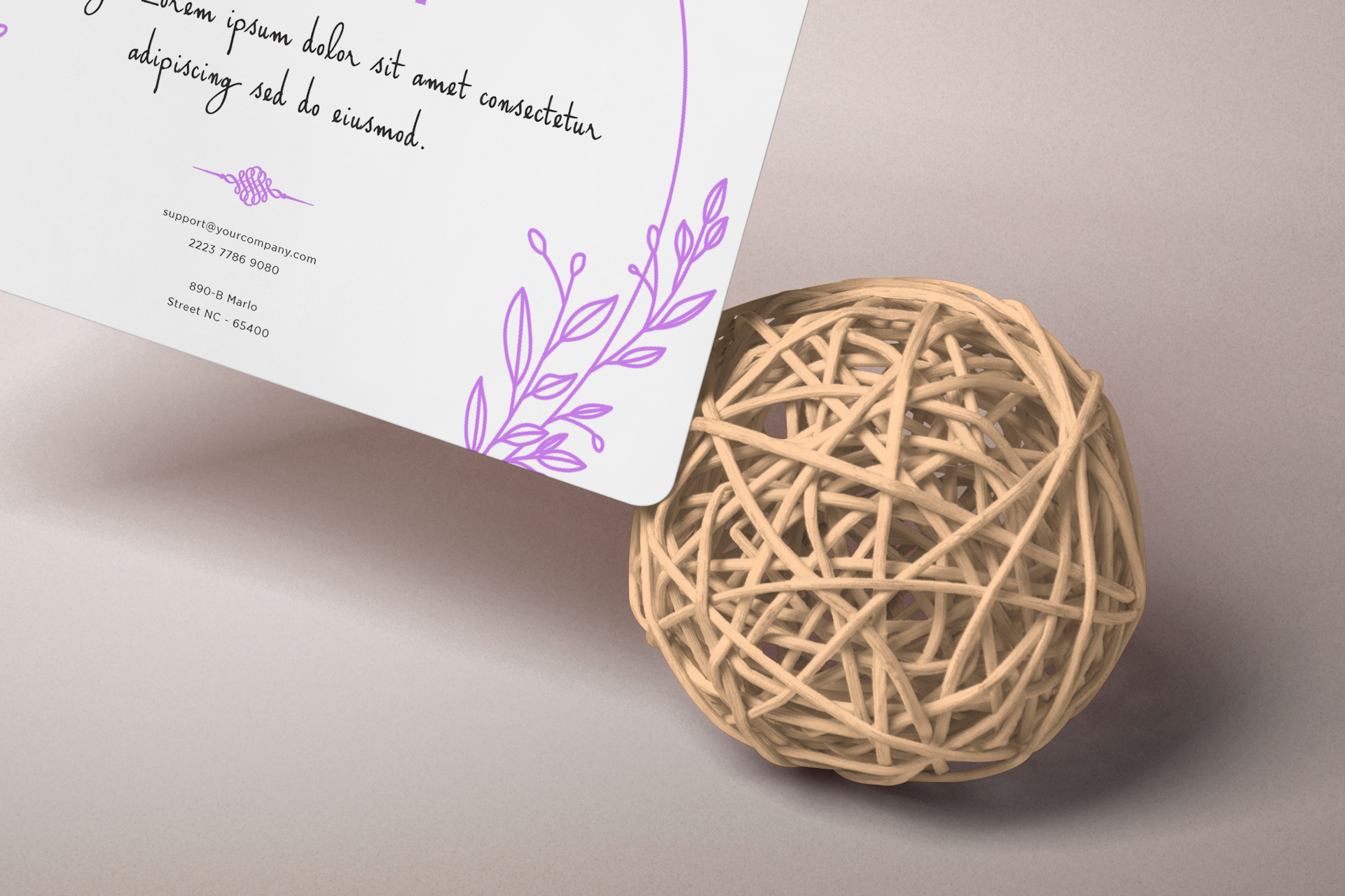 direct mail card mockup