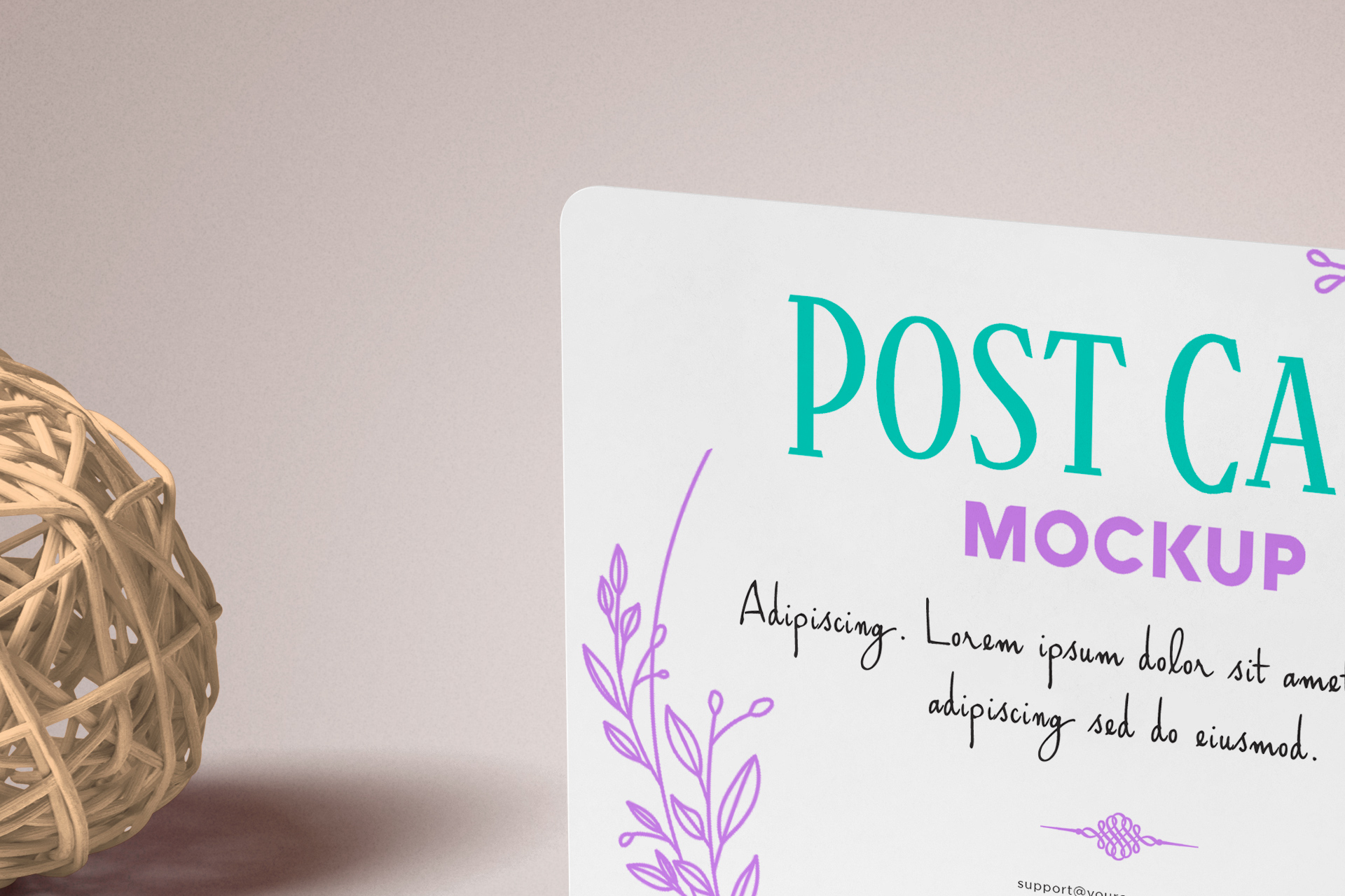 custom postcard branding