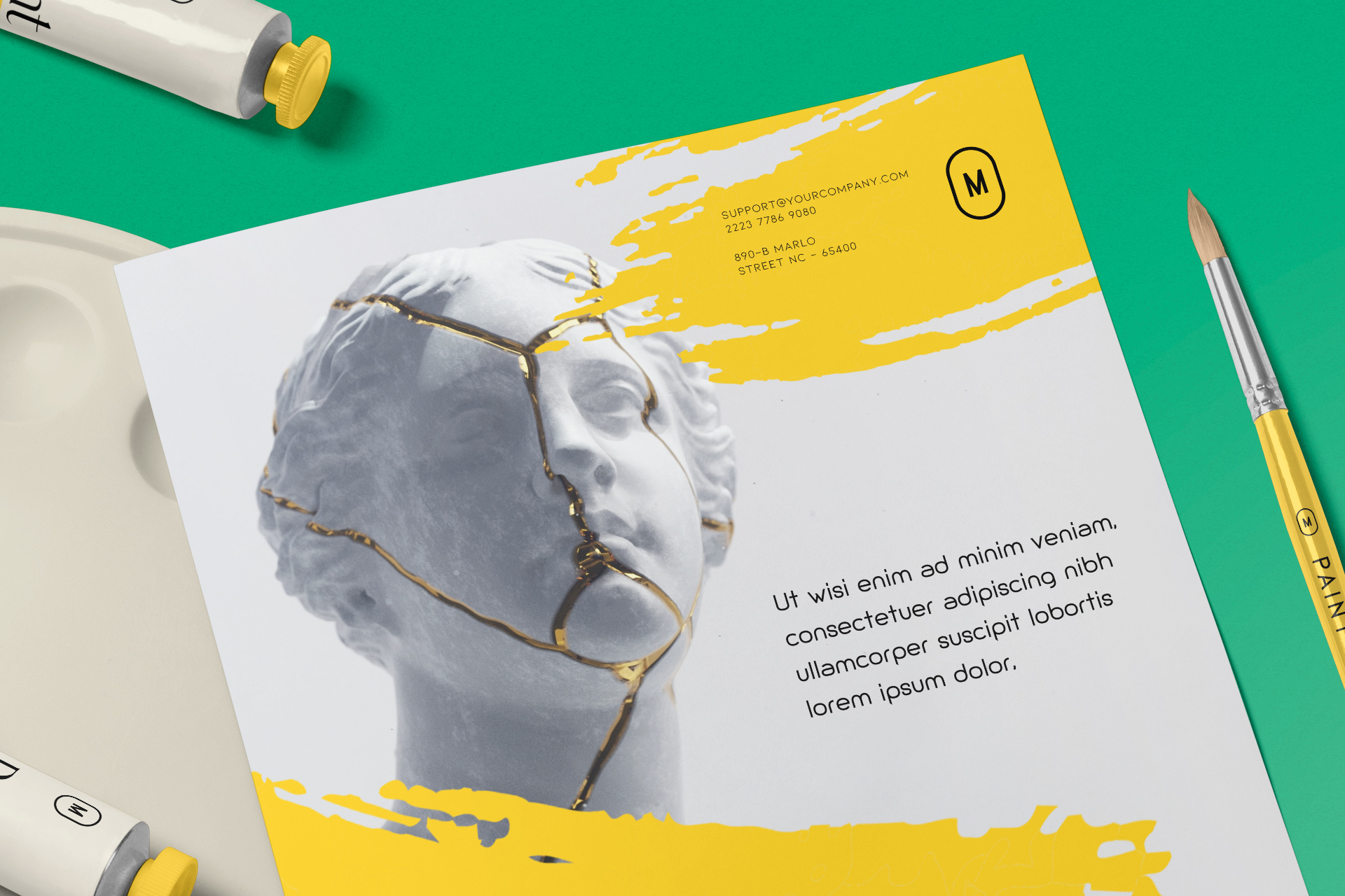 A4 paper mockup