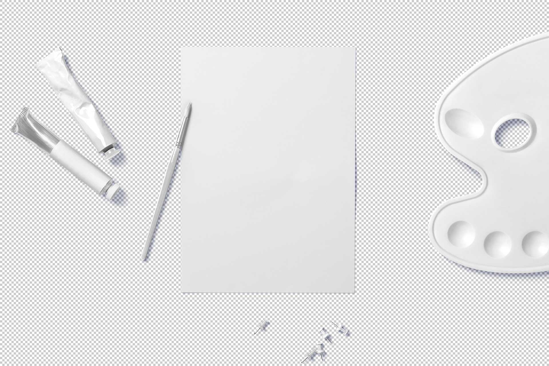 A4 paper mockup
