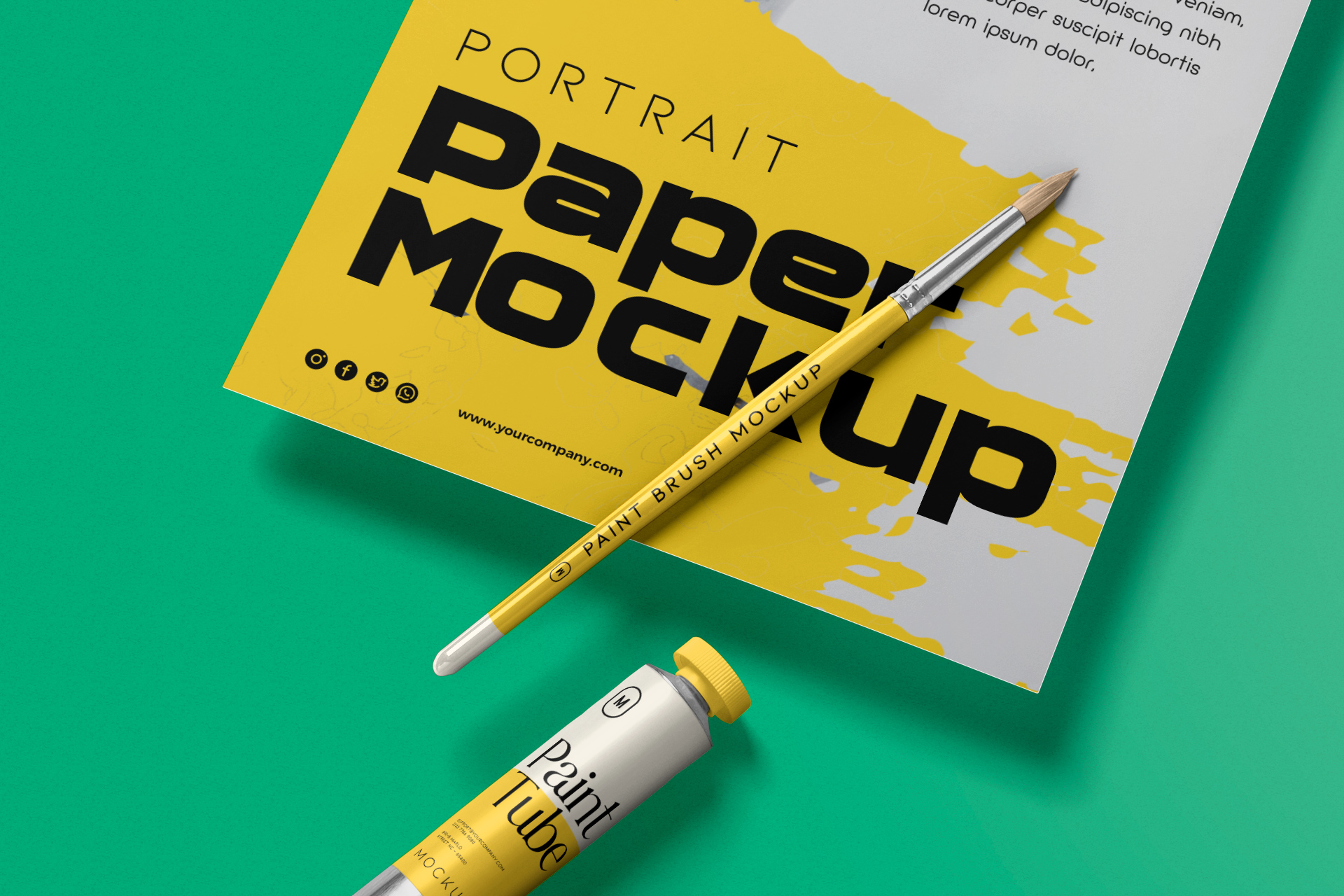 branding and advertising mockup