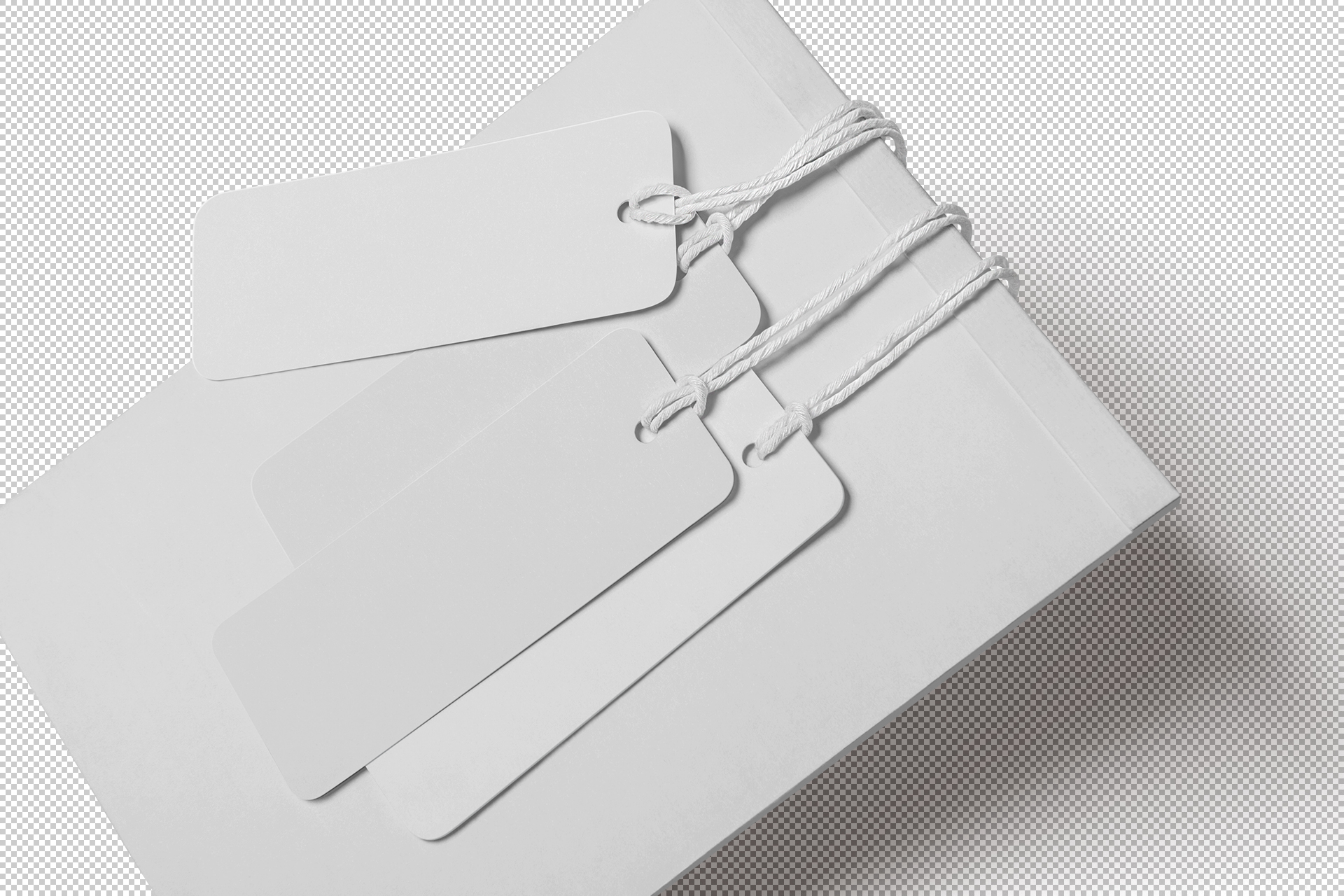 apparel tag mock-up