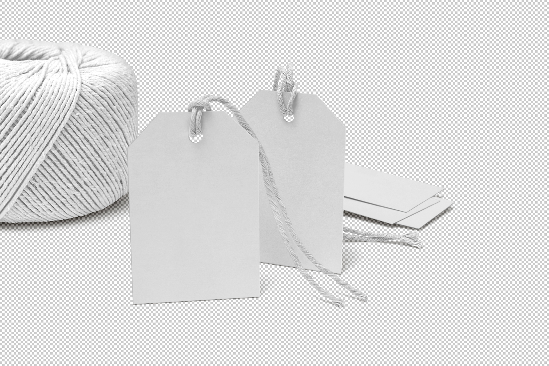 apparel tag mockup