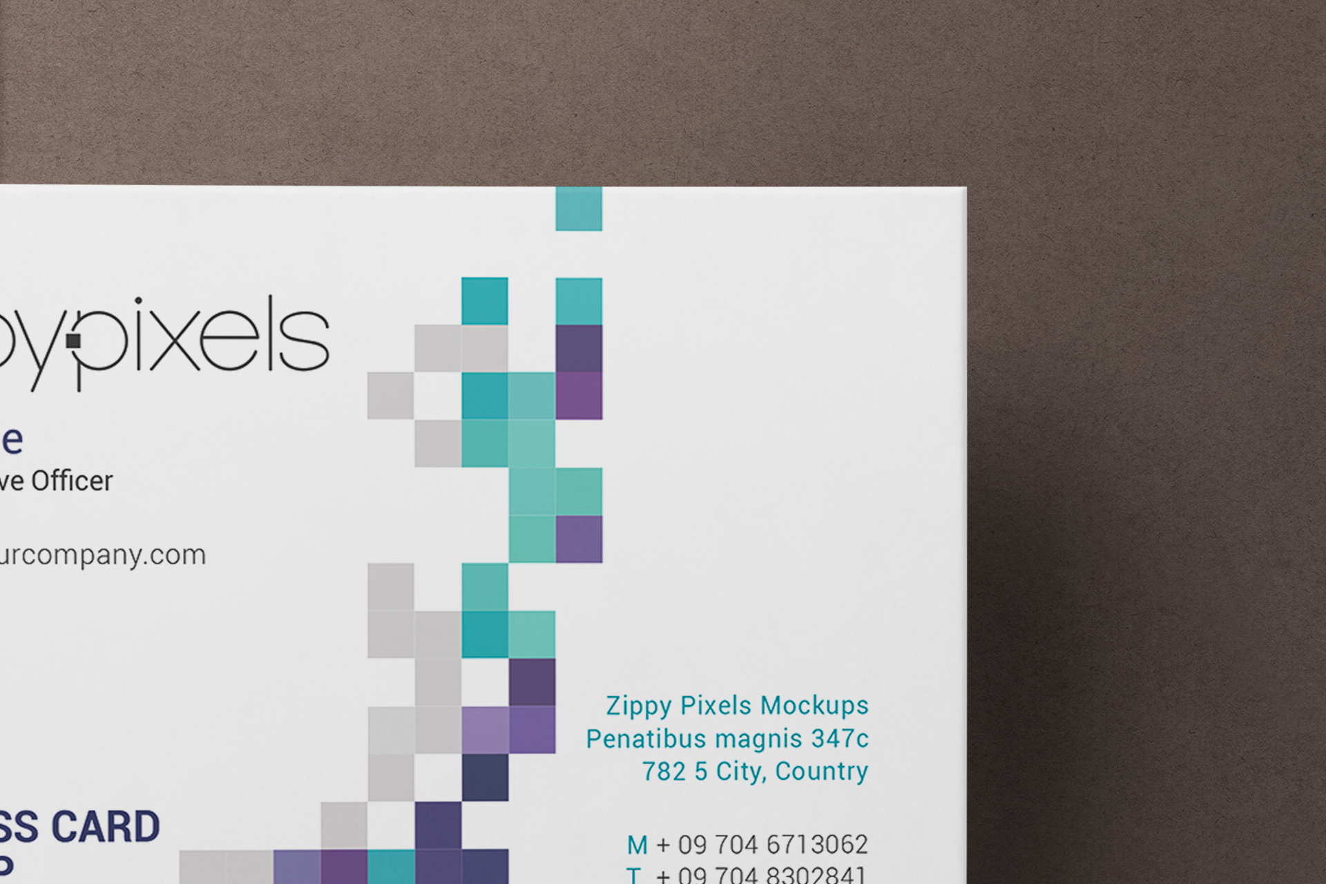 business card mock-up
