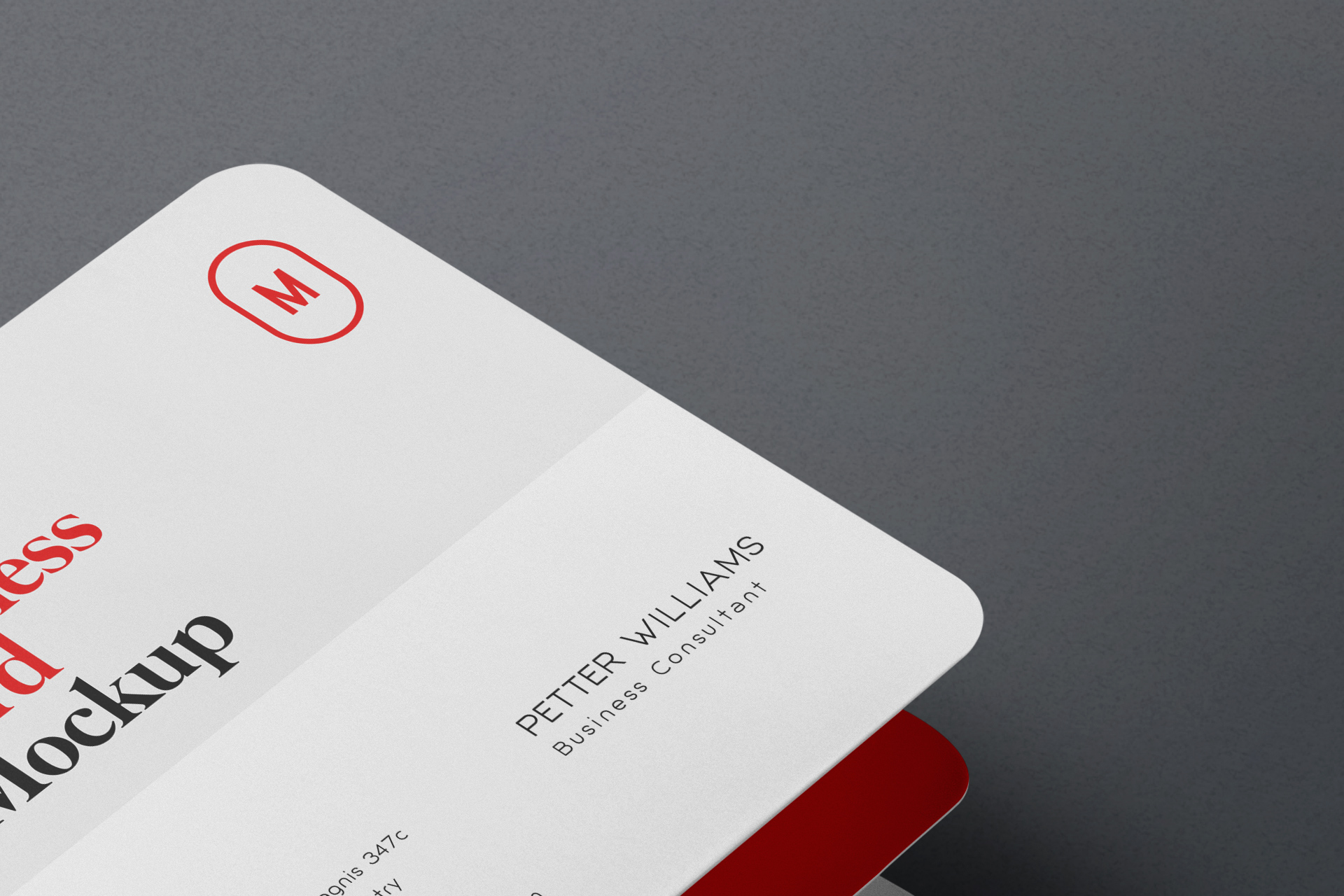 business card mock-up