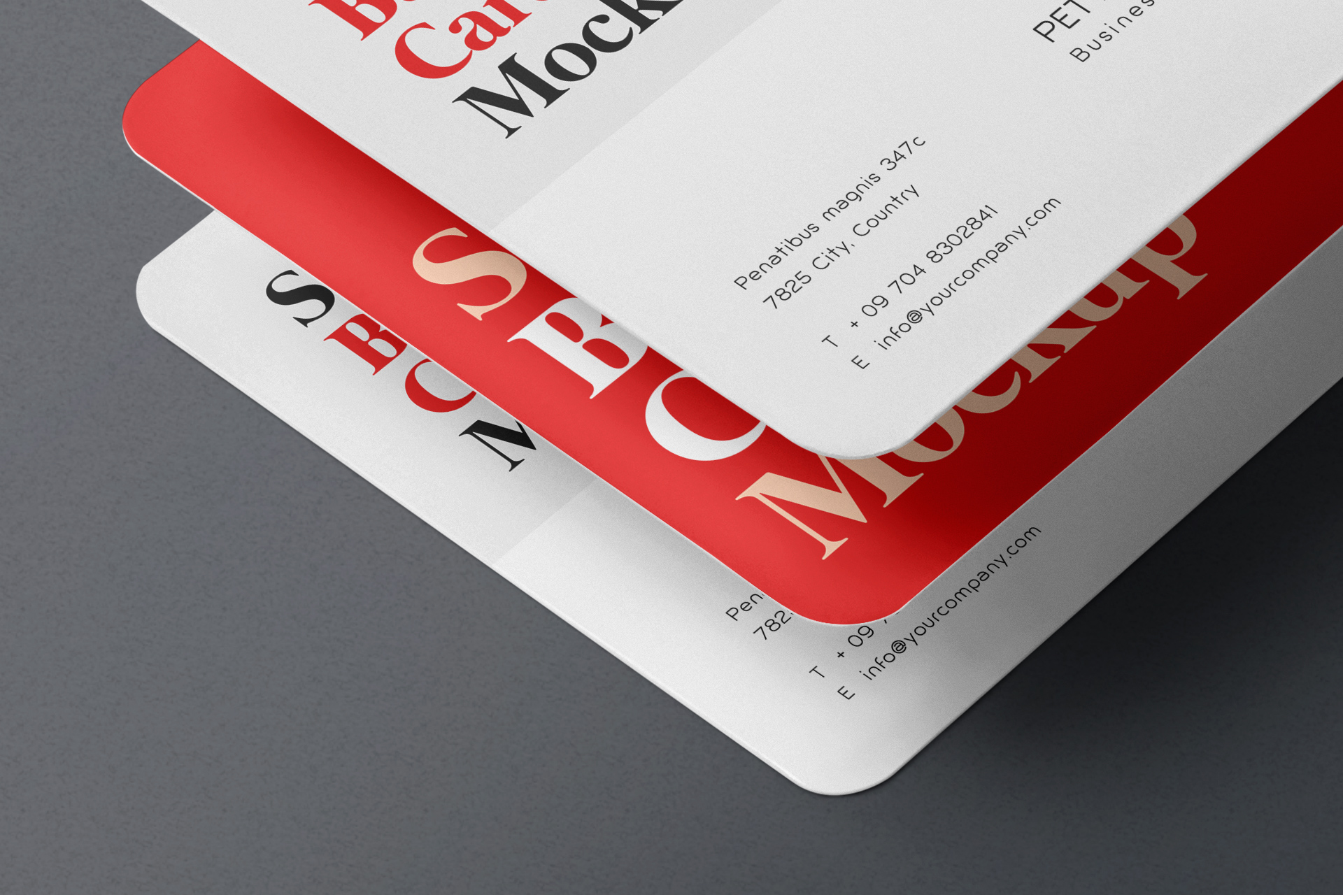 business card mock-up