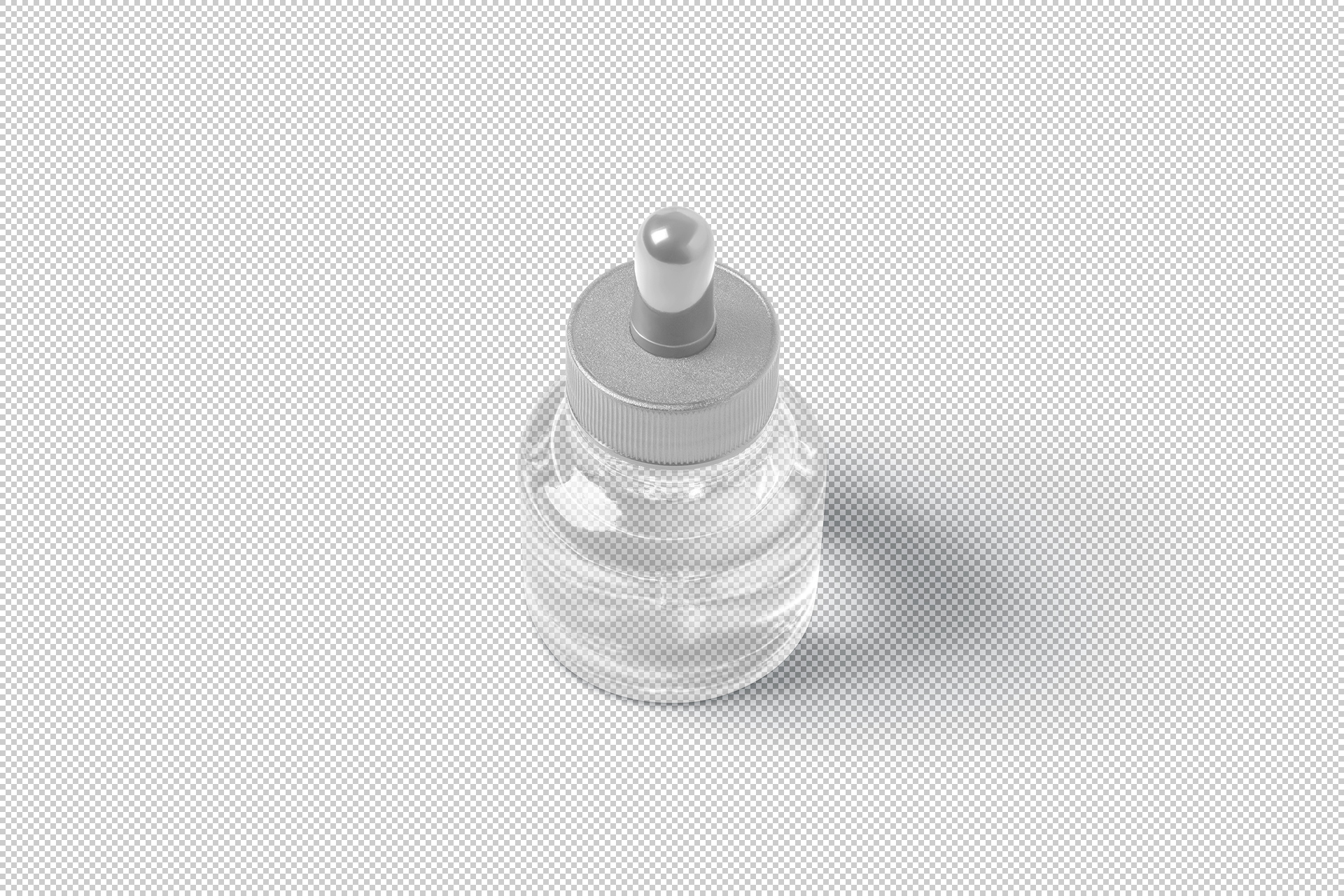 customizable glass bottle mock-up