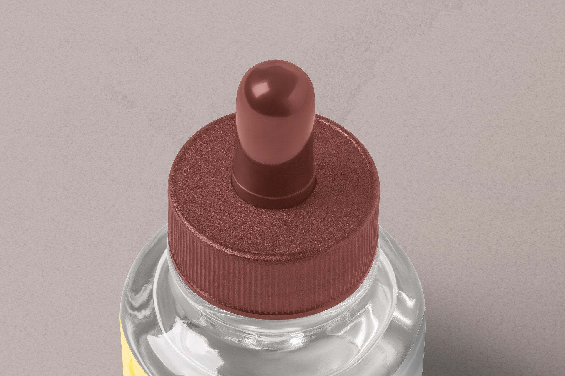 customizable glass bottle mock-up