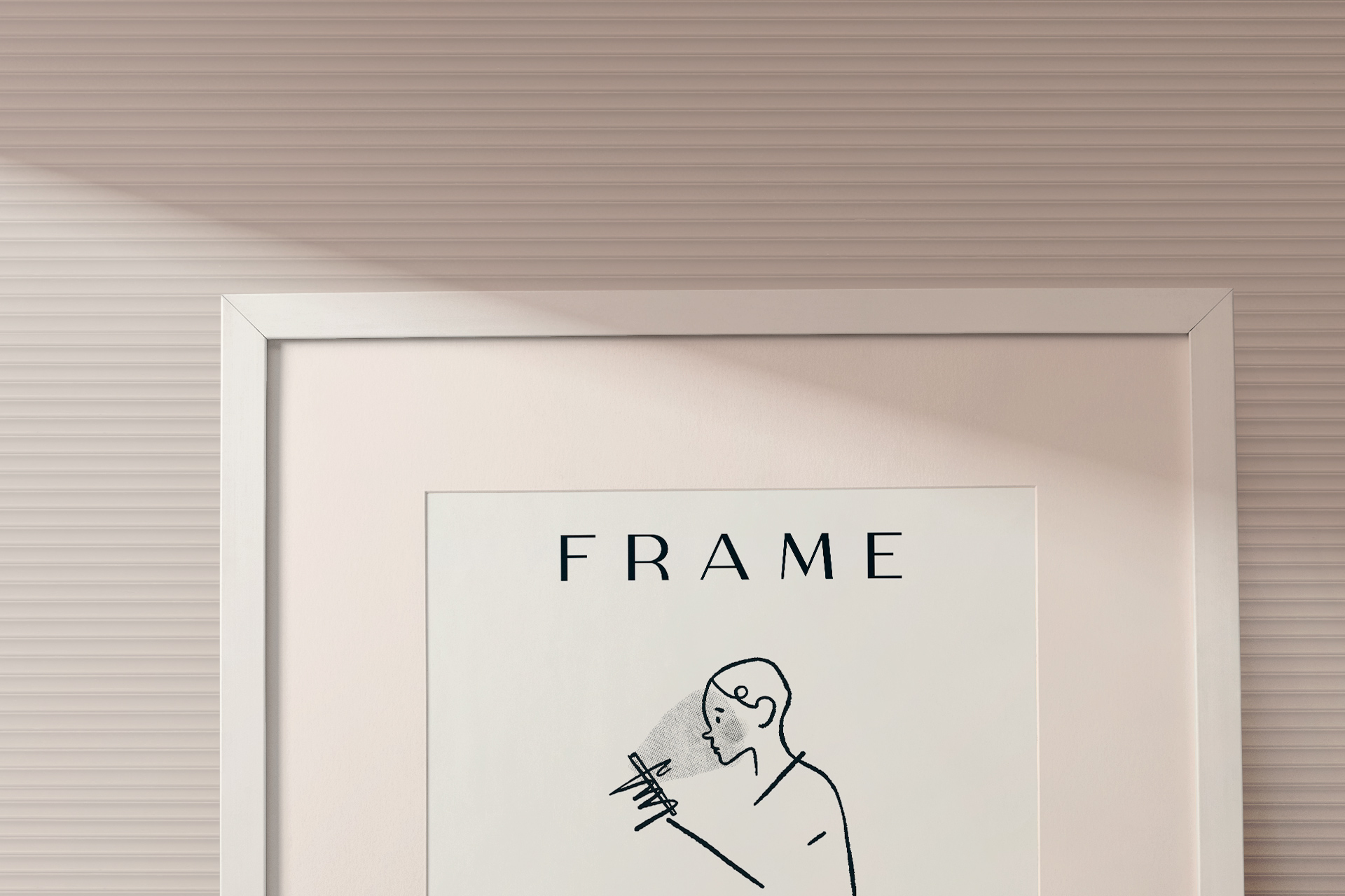 art display mockup