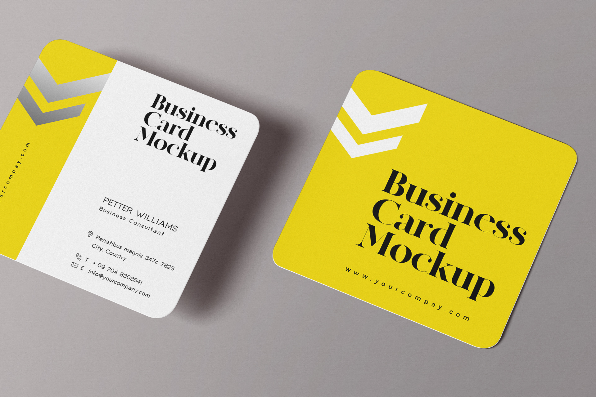 business card mock-up