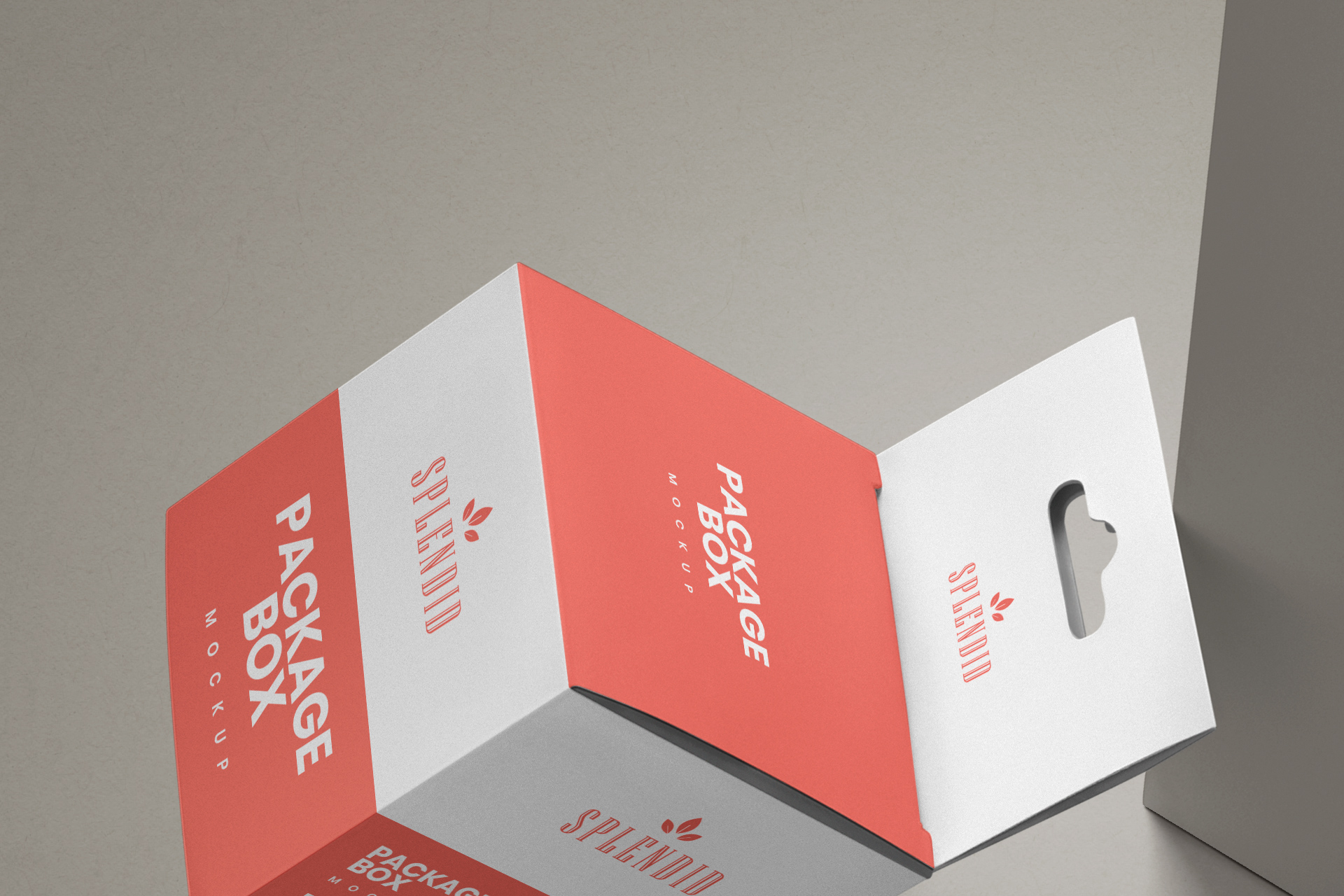 cardboard box mockup