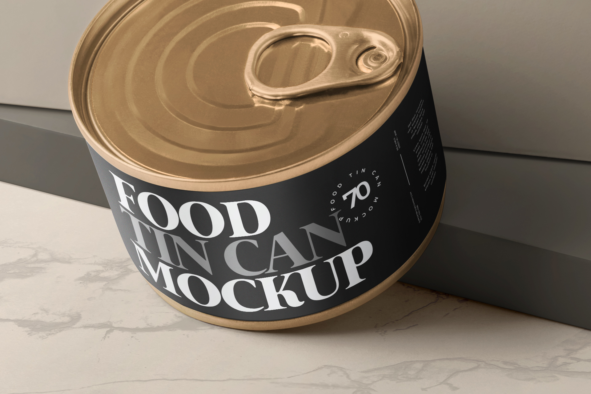 aluminum can mock-up