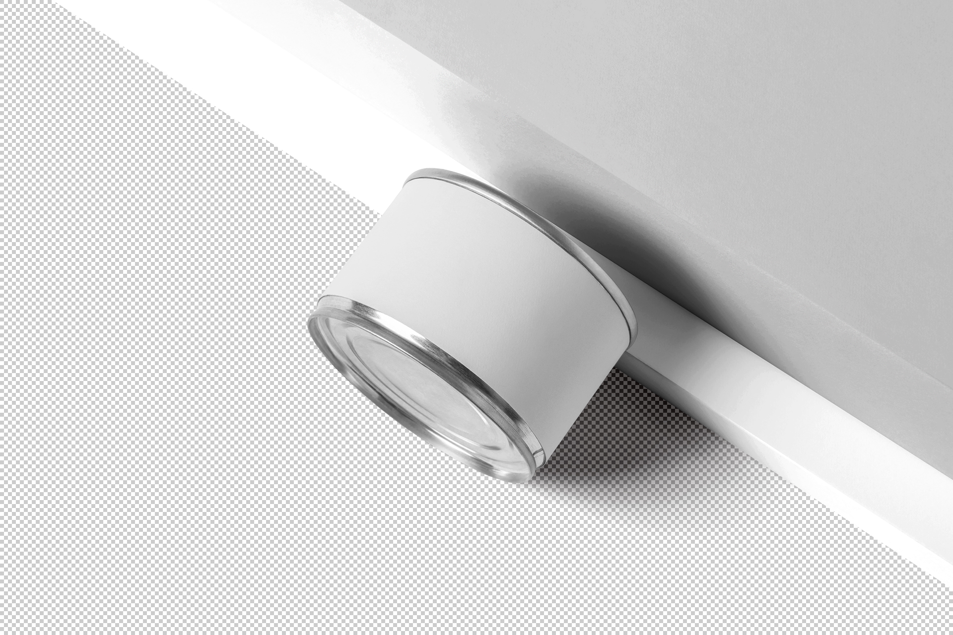 3D can packaging mockup