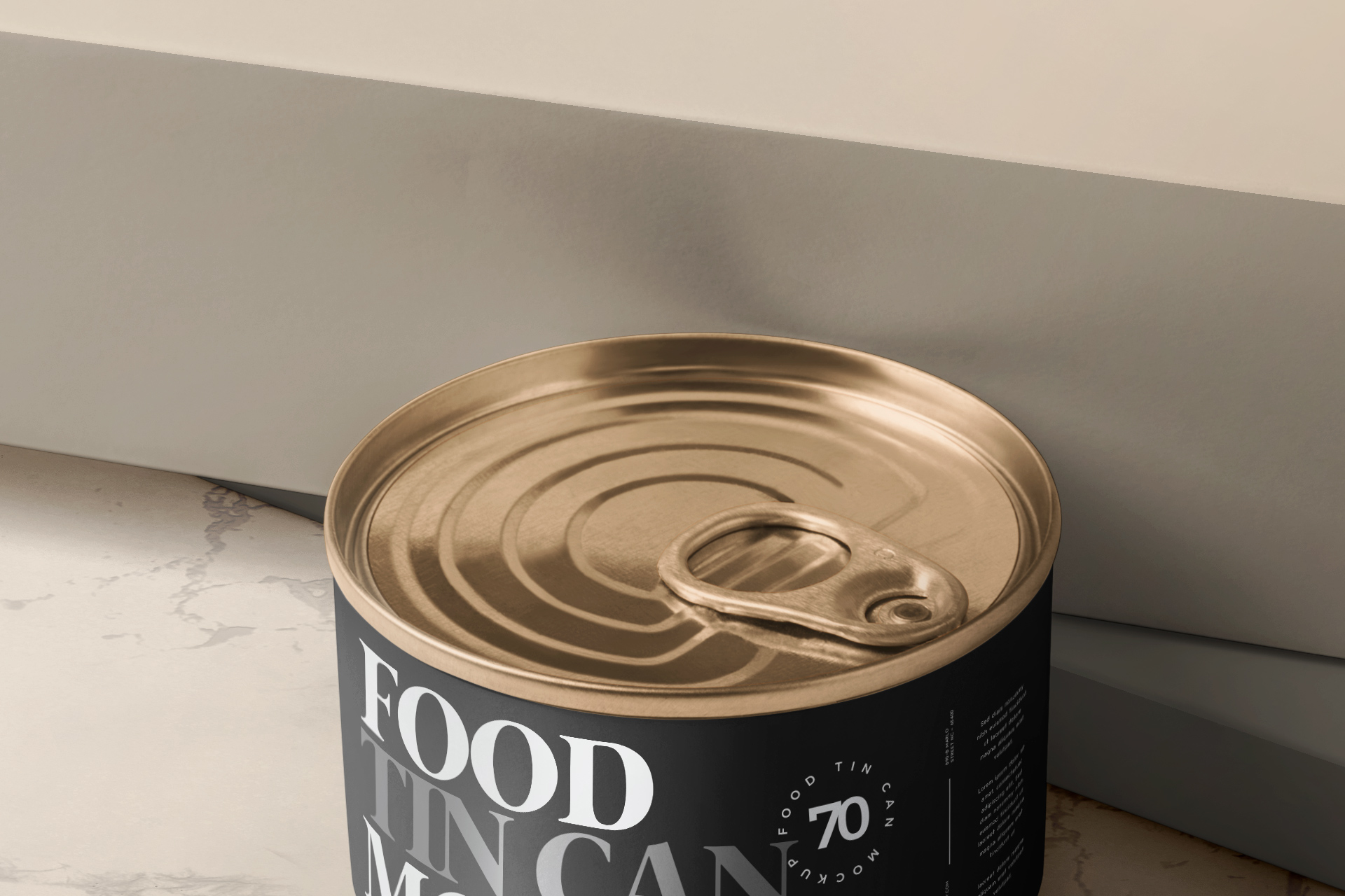branding tin mockup
