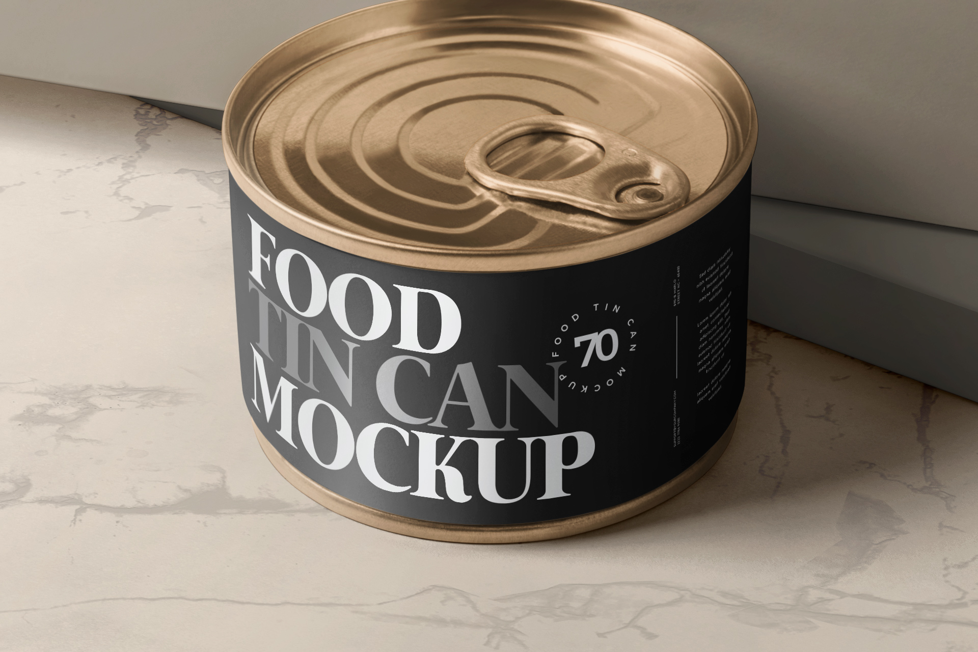 branding tin mockup