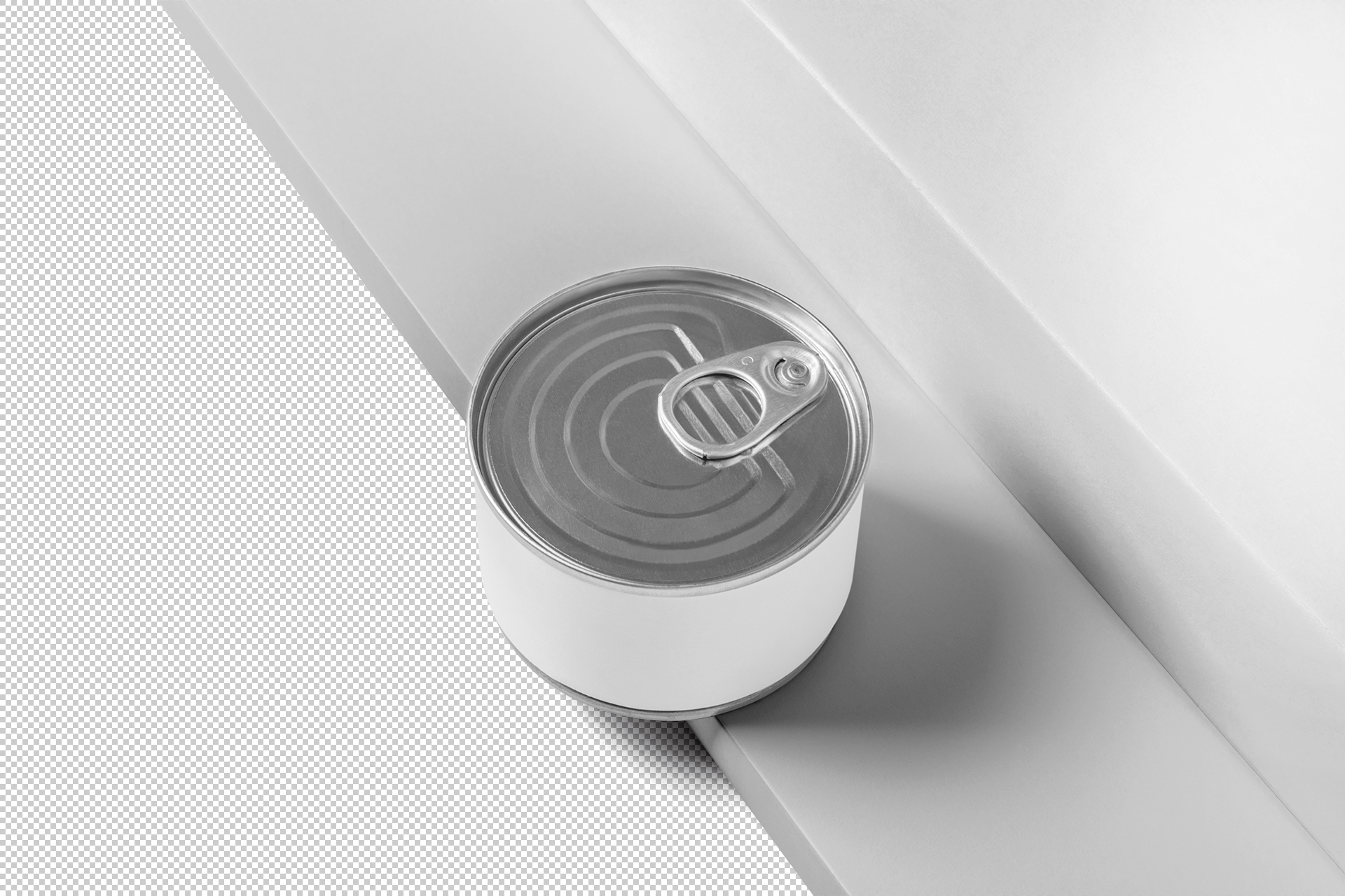 aluminum can mock-up