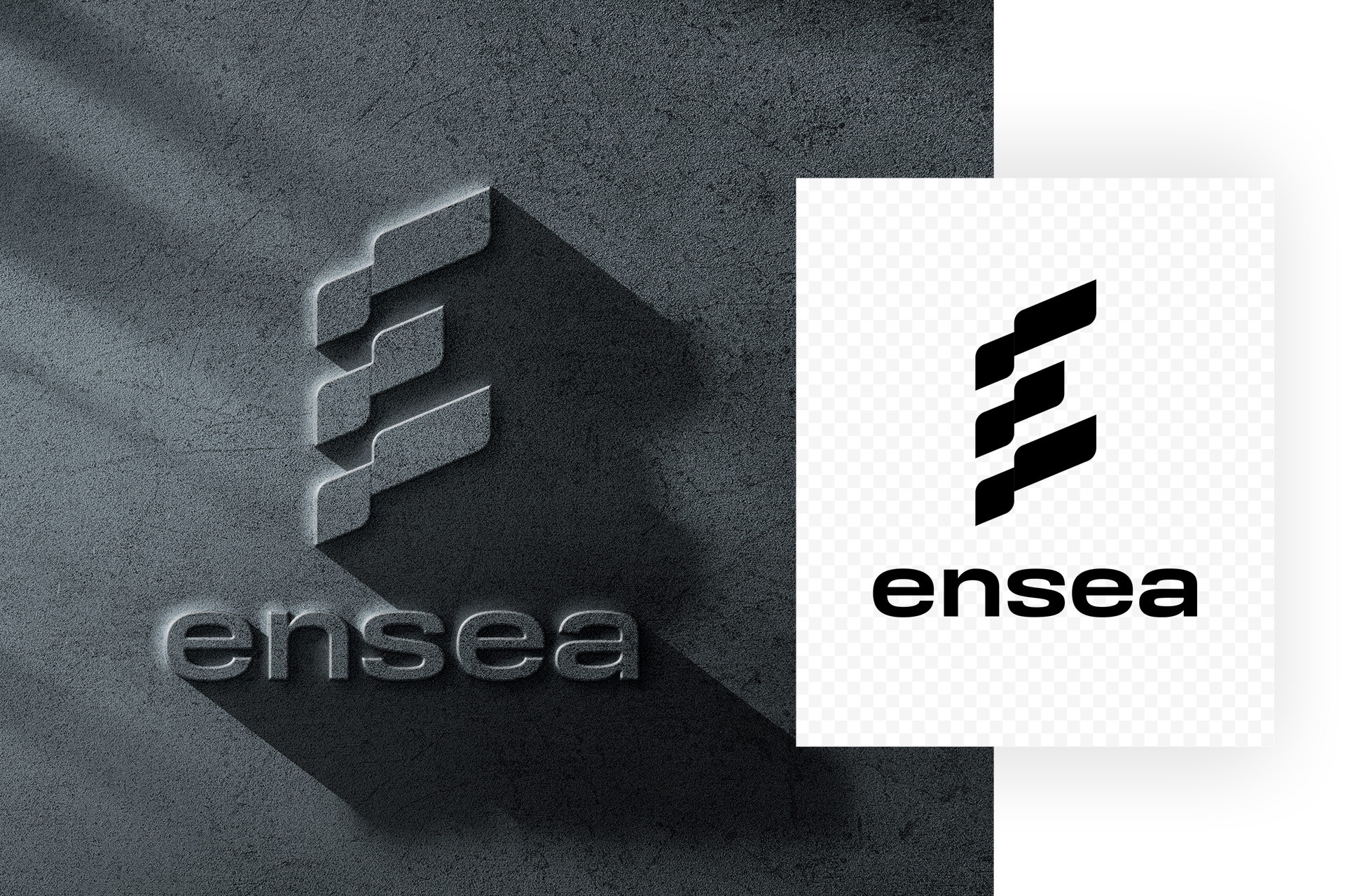 3D logo mockup