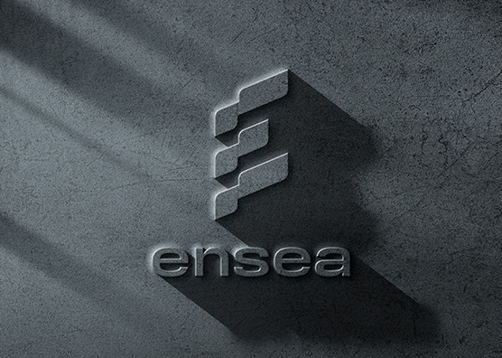 3D Concrete Wall Logo Mockup Design