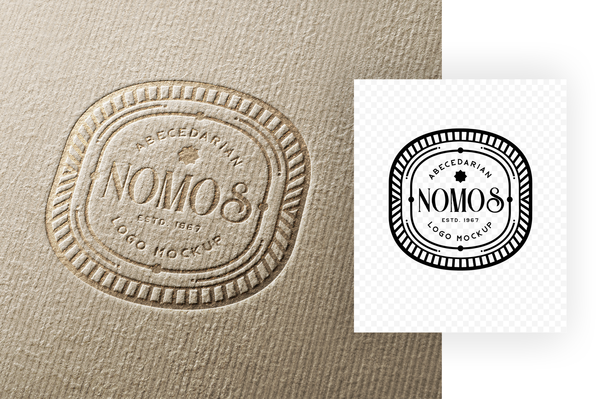 artisanal logo mockup