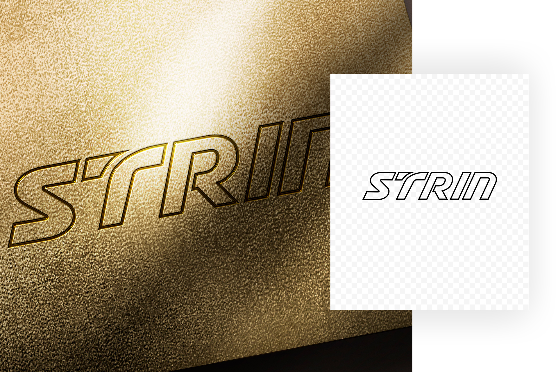 bold logo presentation