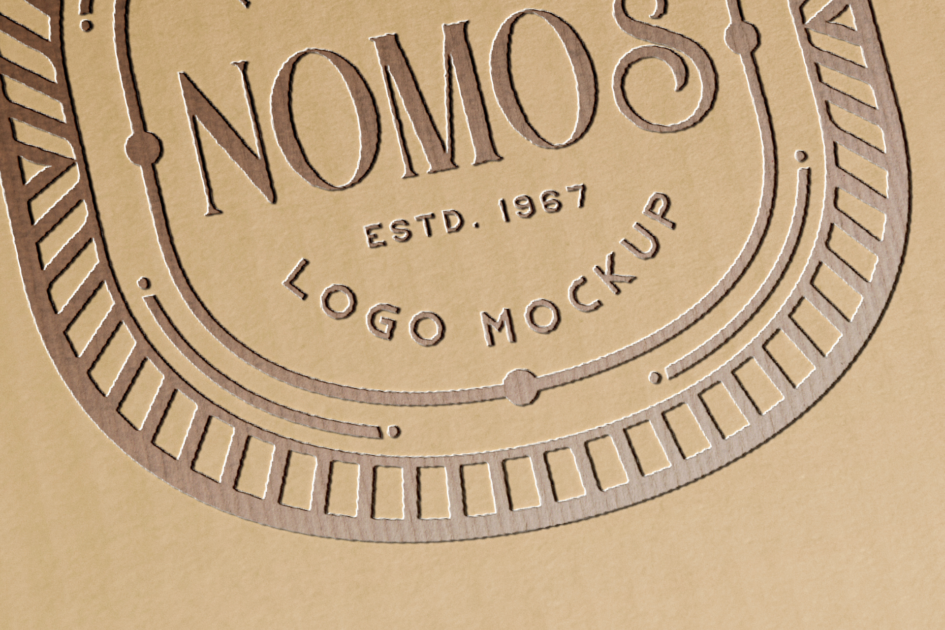 branding identity stamp mockup