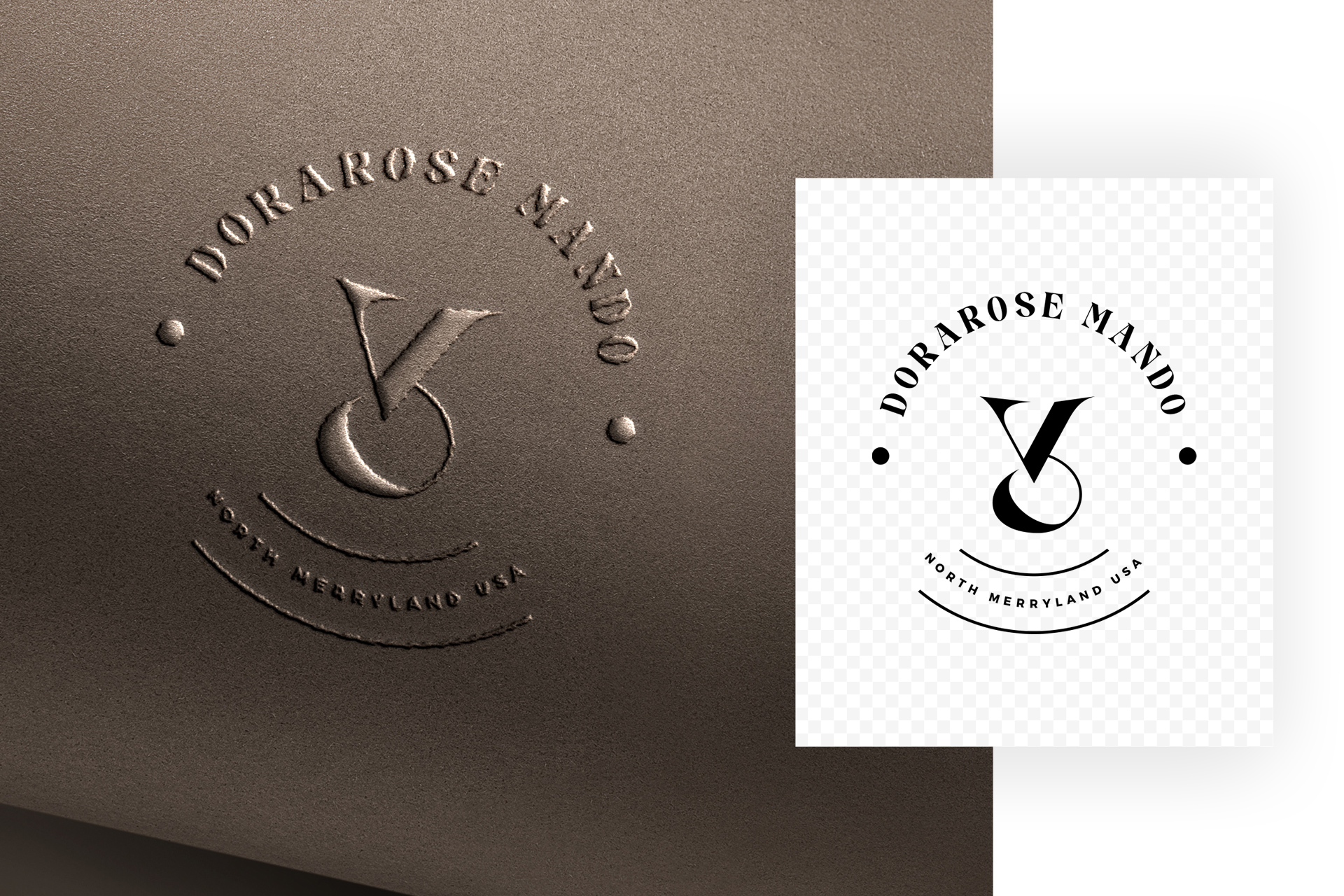 business card logo mockup