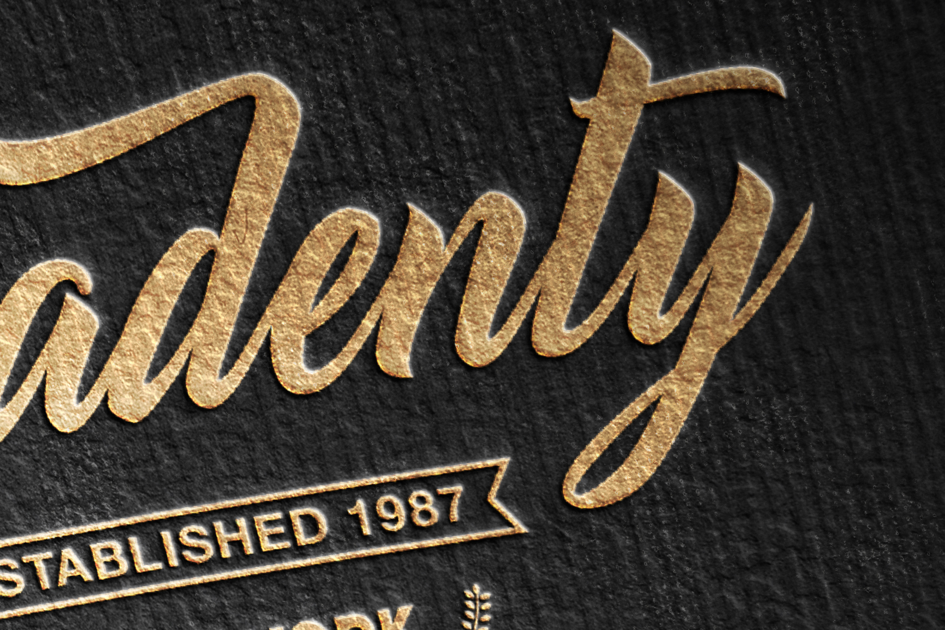 boutique logo mockup