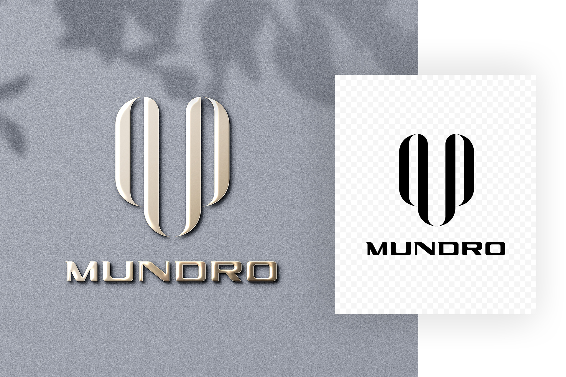 3D logo mockup