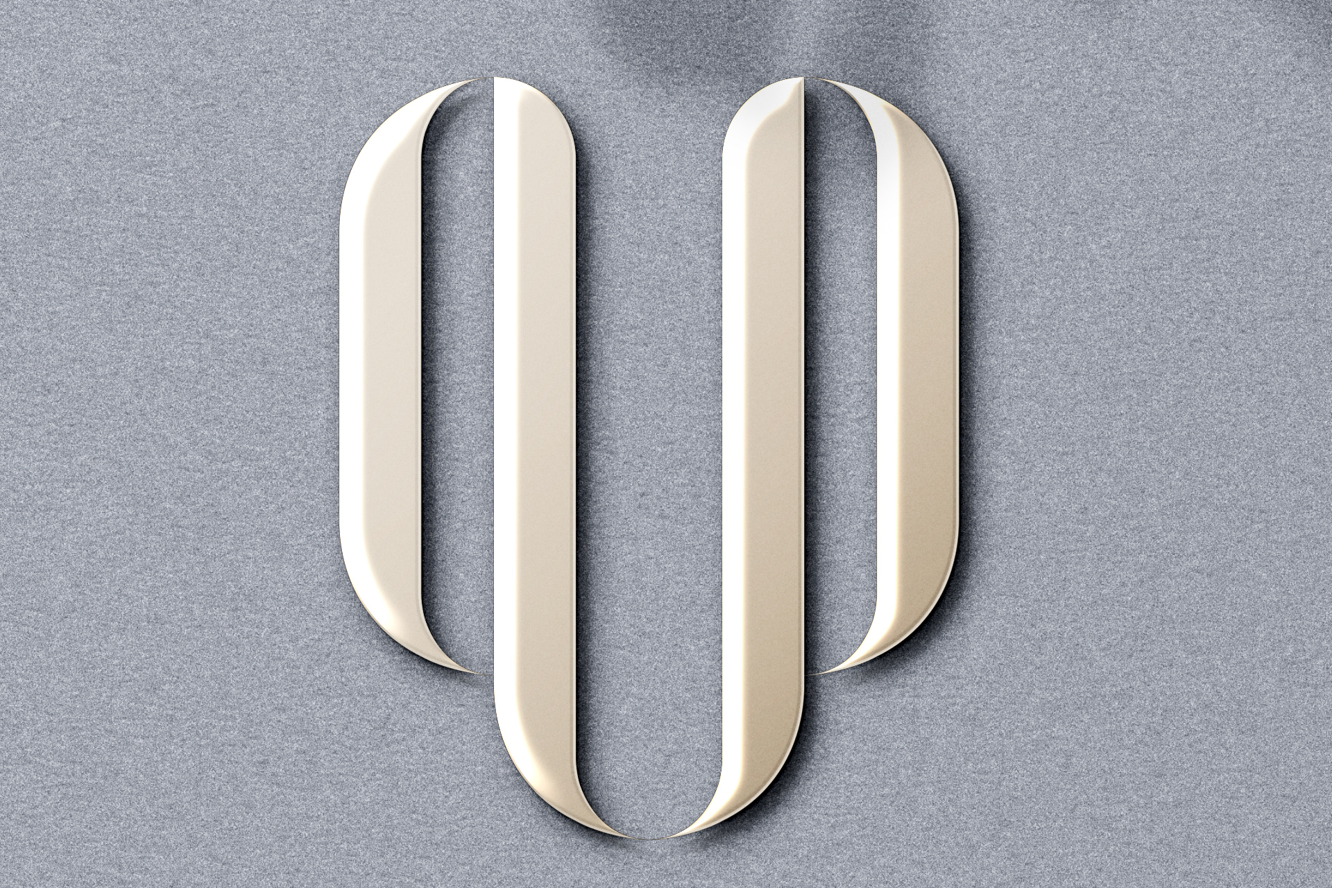 3D logo mockup