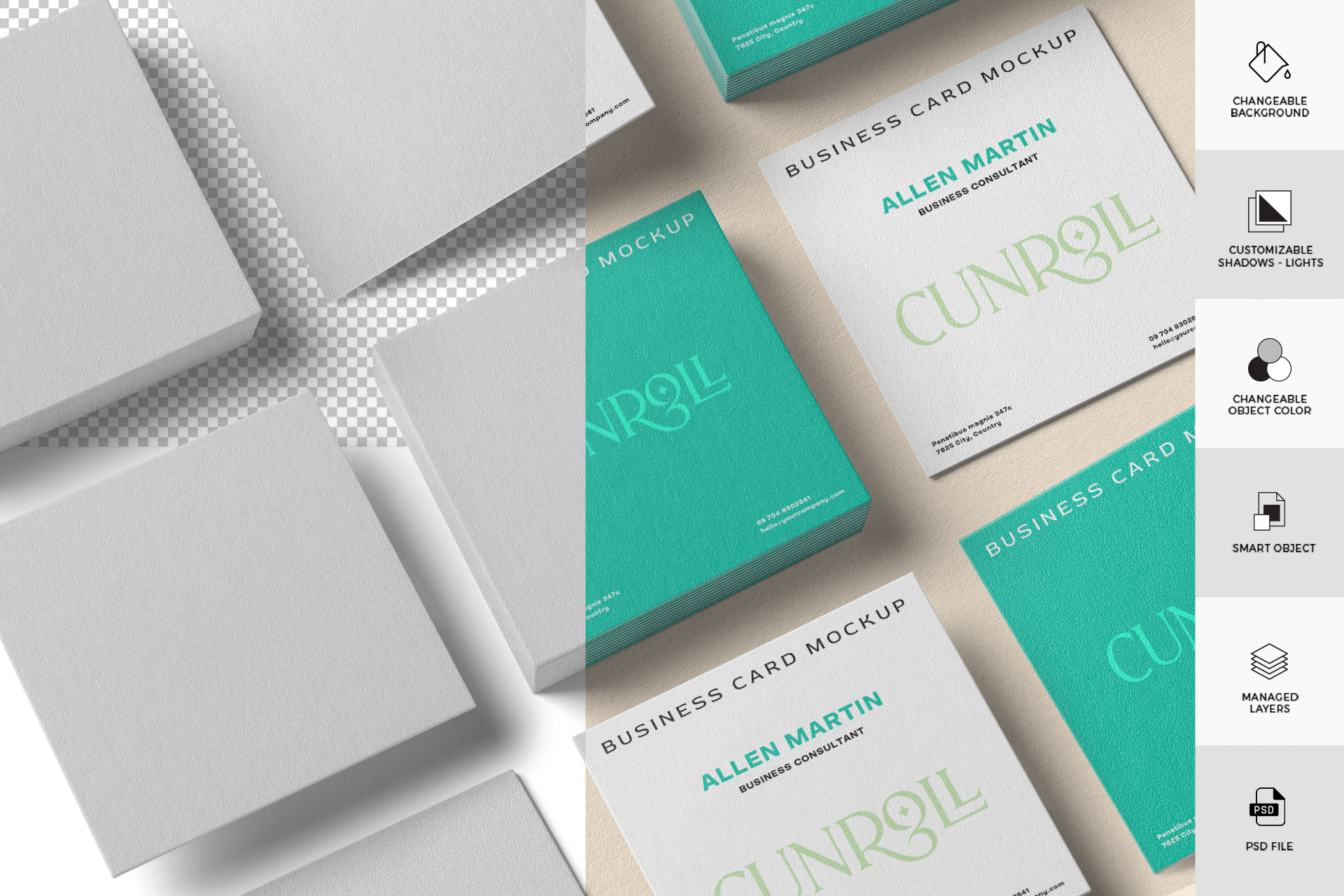 bold business card design