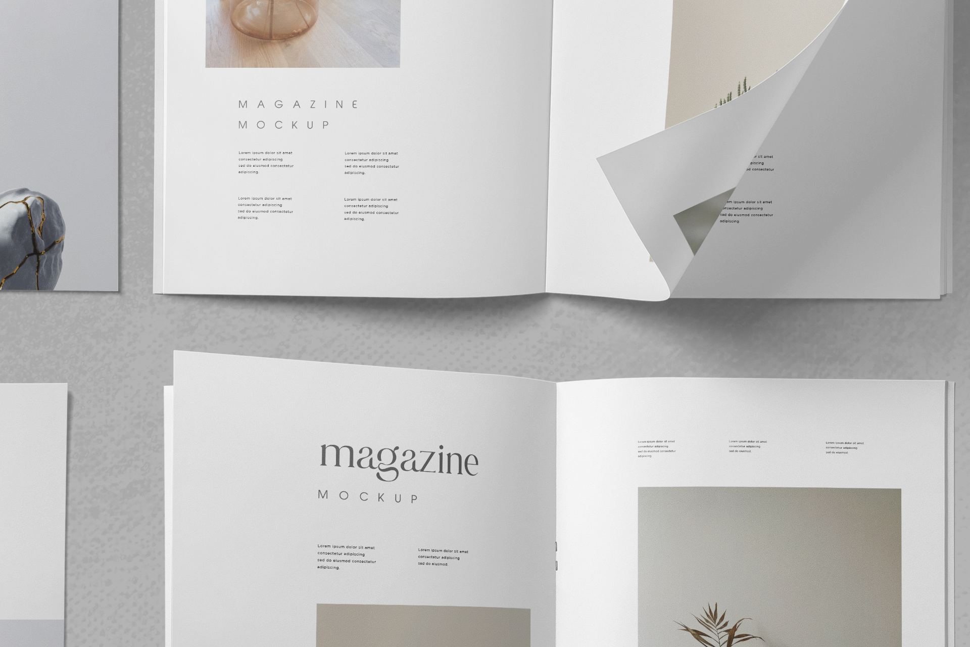 cover and inner pages PSD