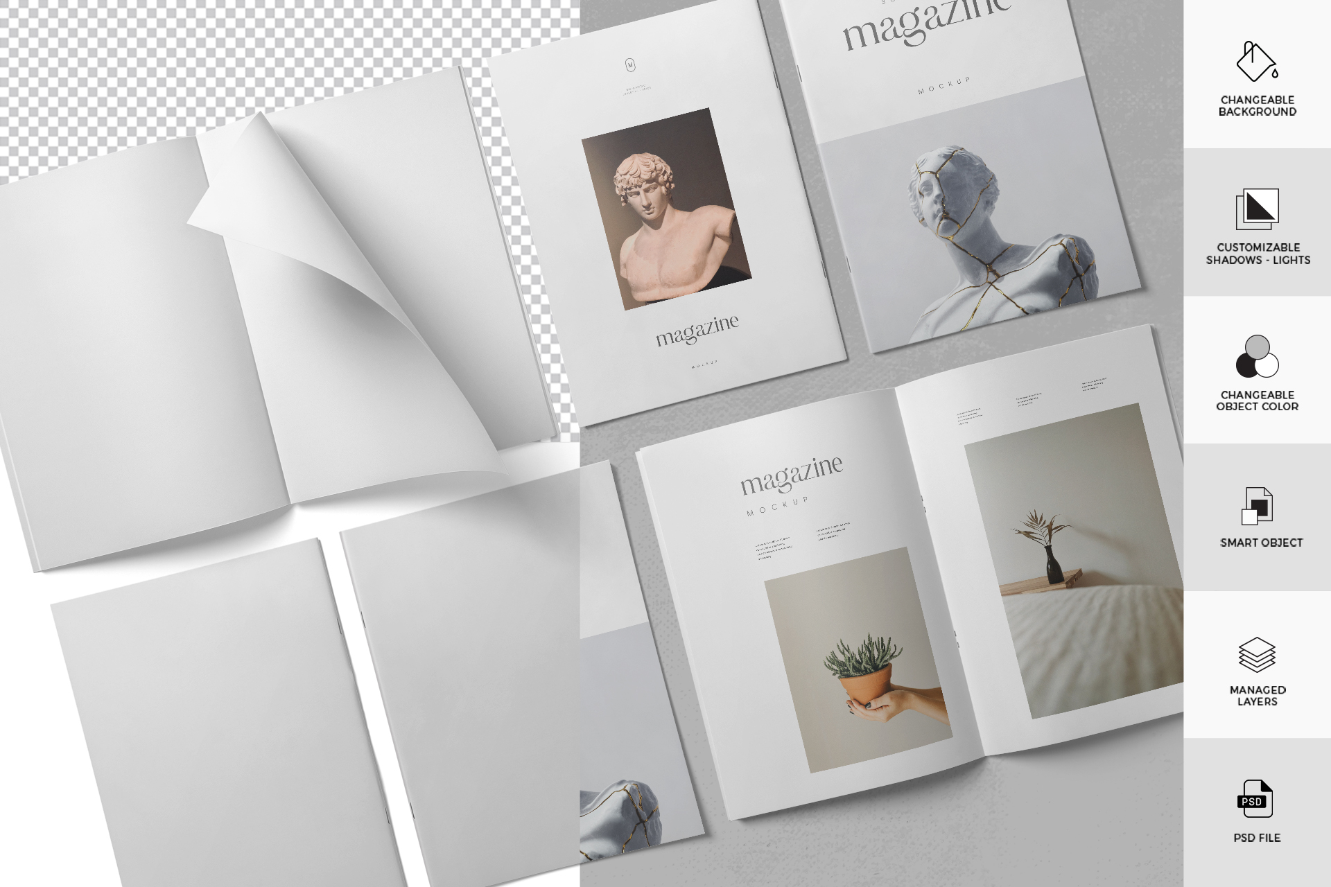 creative publication mockup
