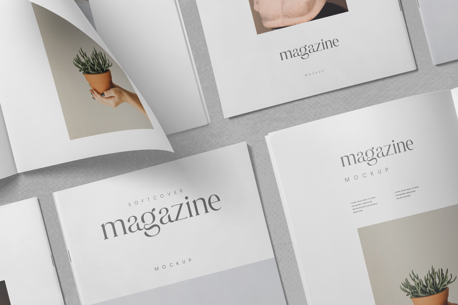 creative publication mockup