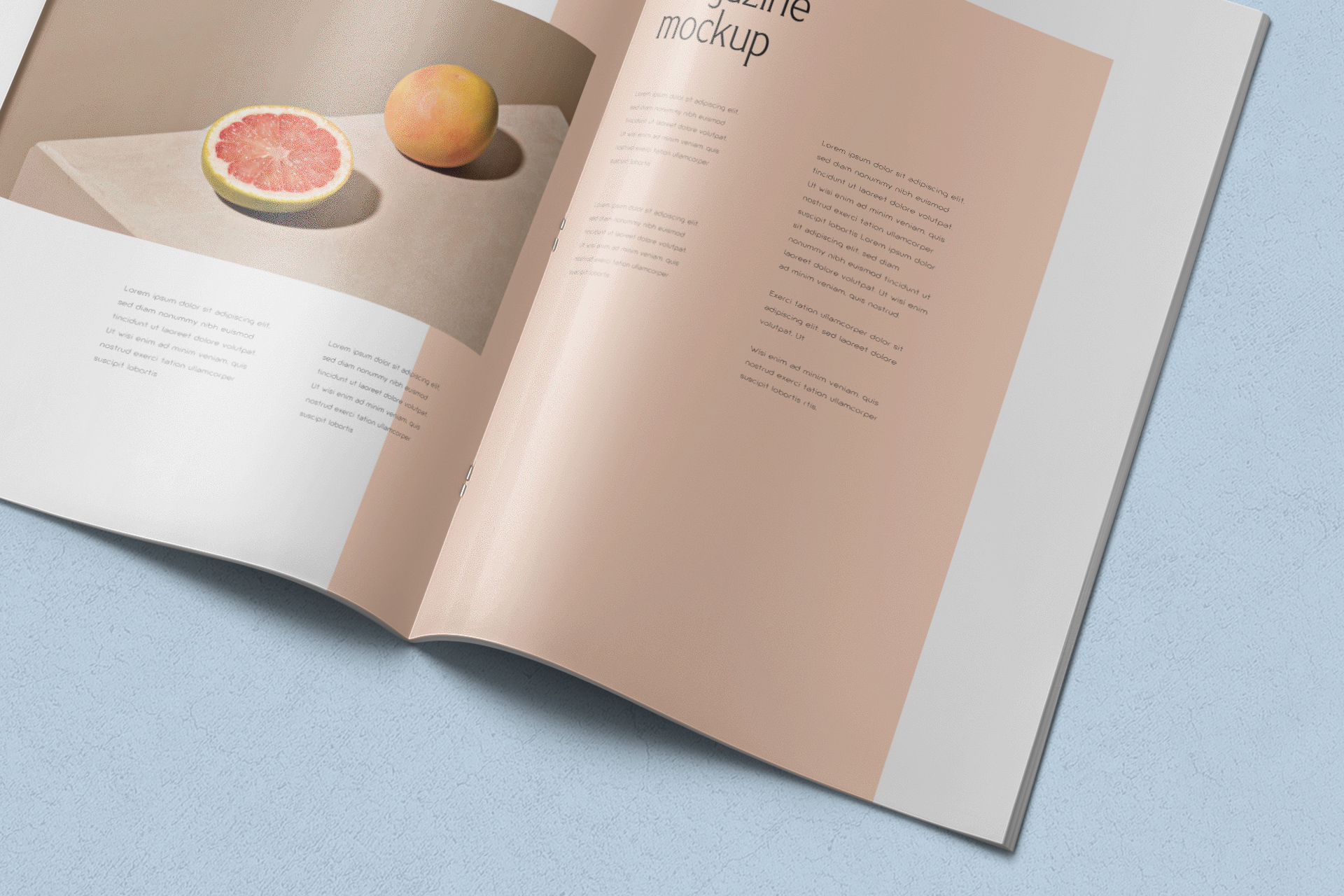 art magazine mockup