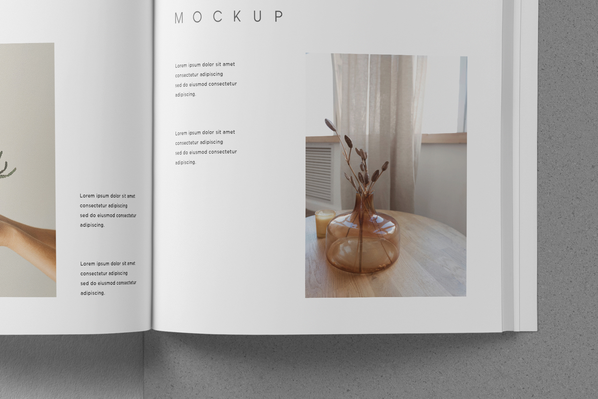 clean editorial design