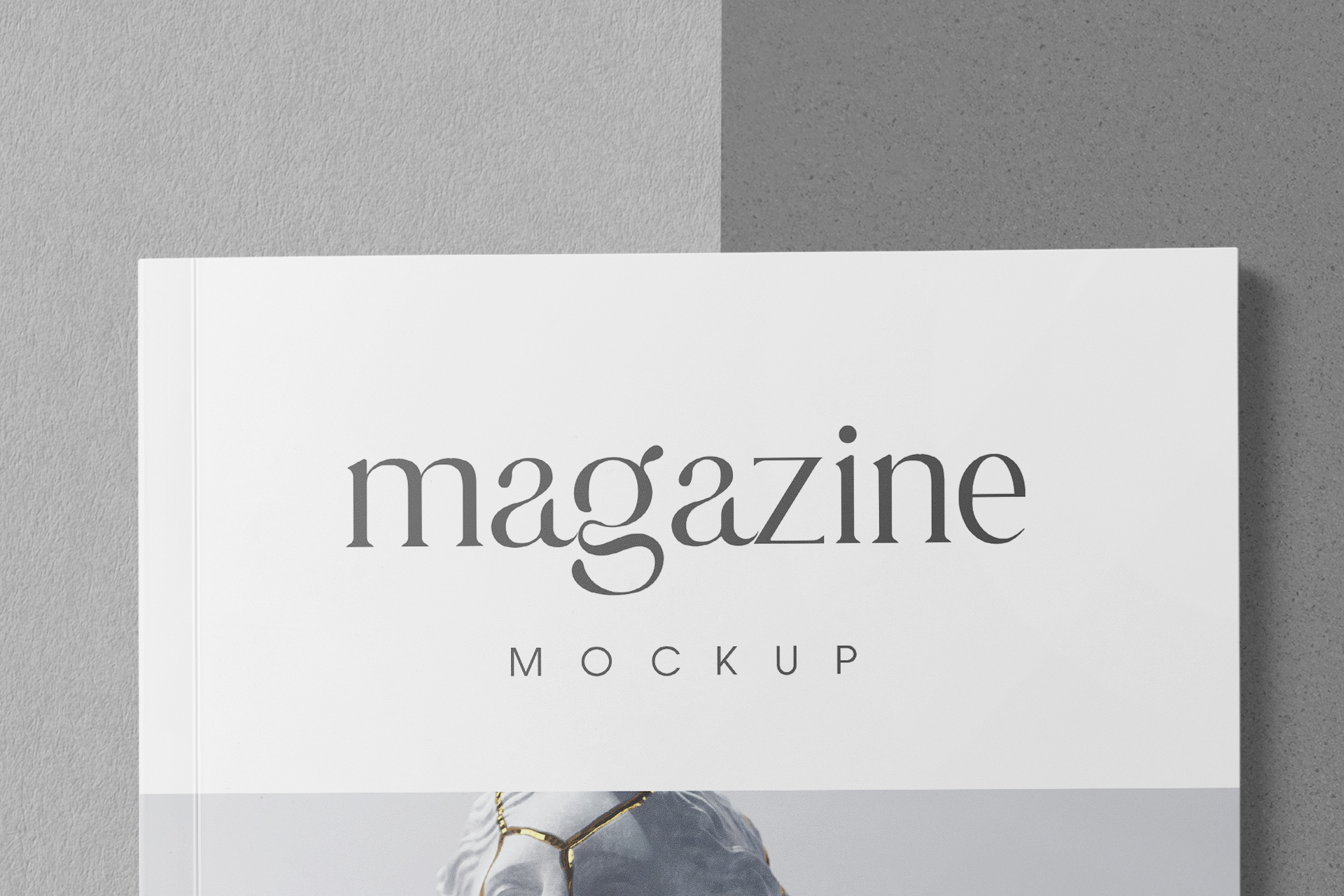 art magazine mockup