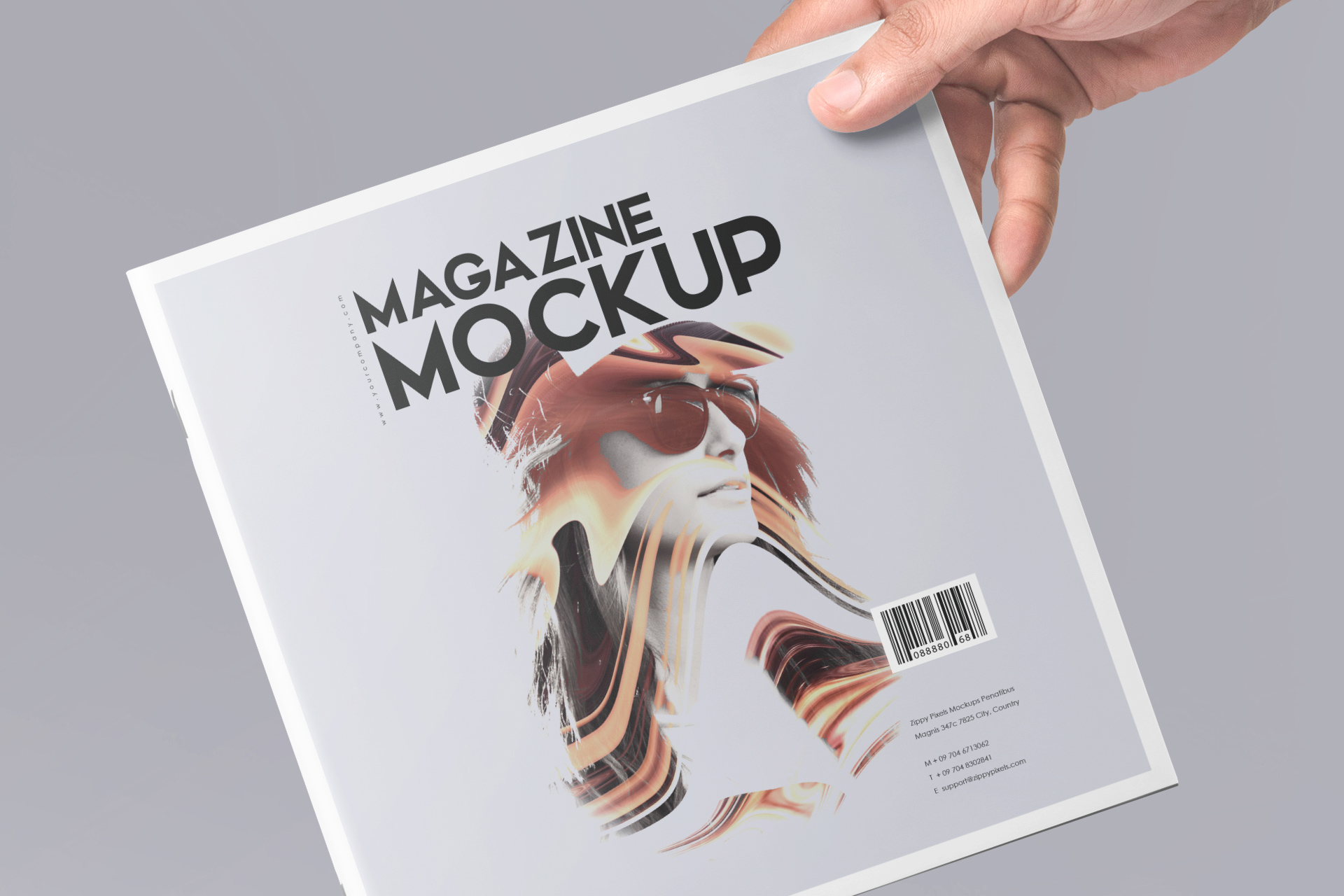 editorial magazine PSD