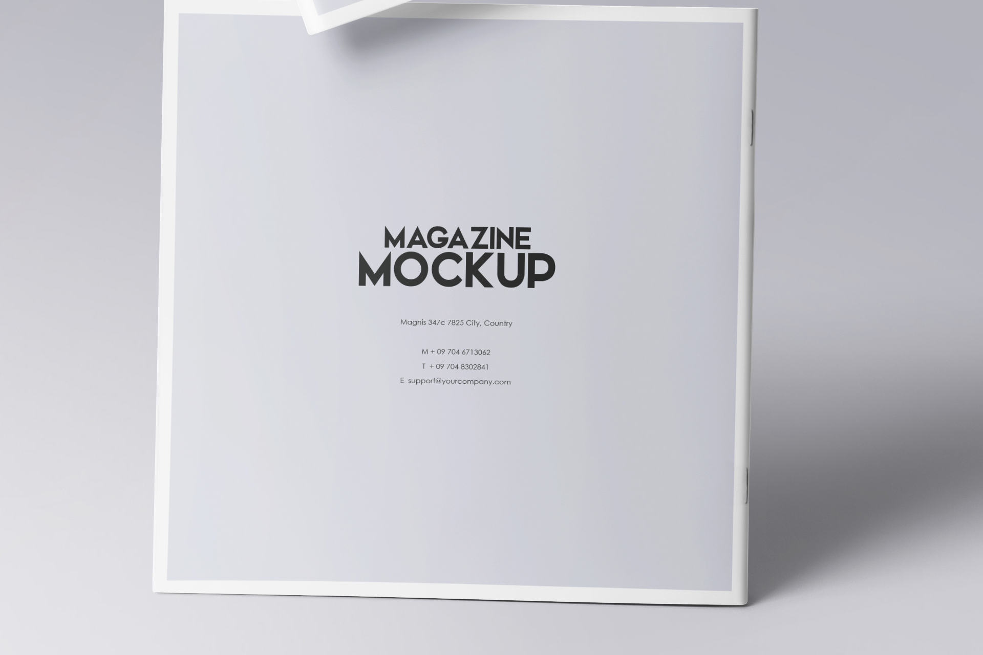 editorial magazine PSD