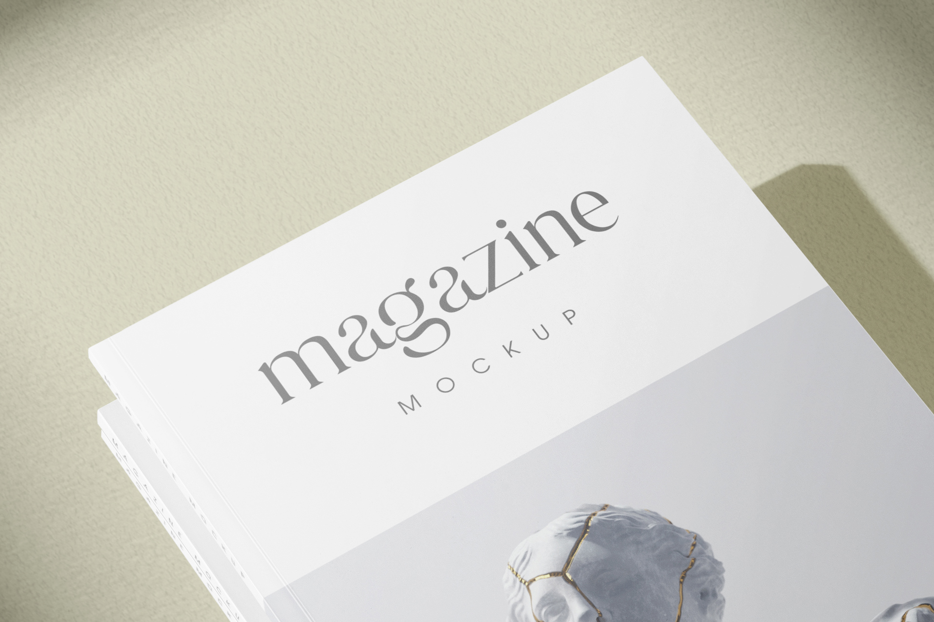 clean layout mockup