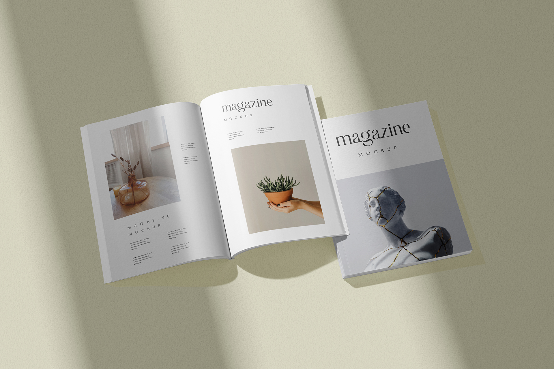Open and Closed Magazine Presentation