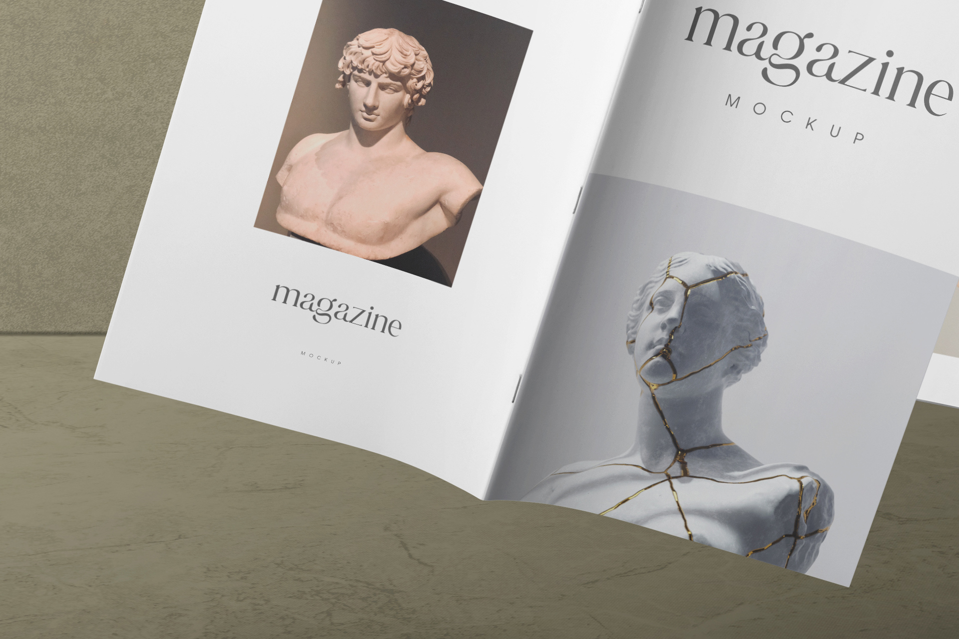 editorial mockup PSD